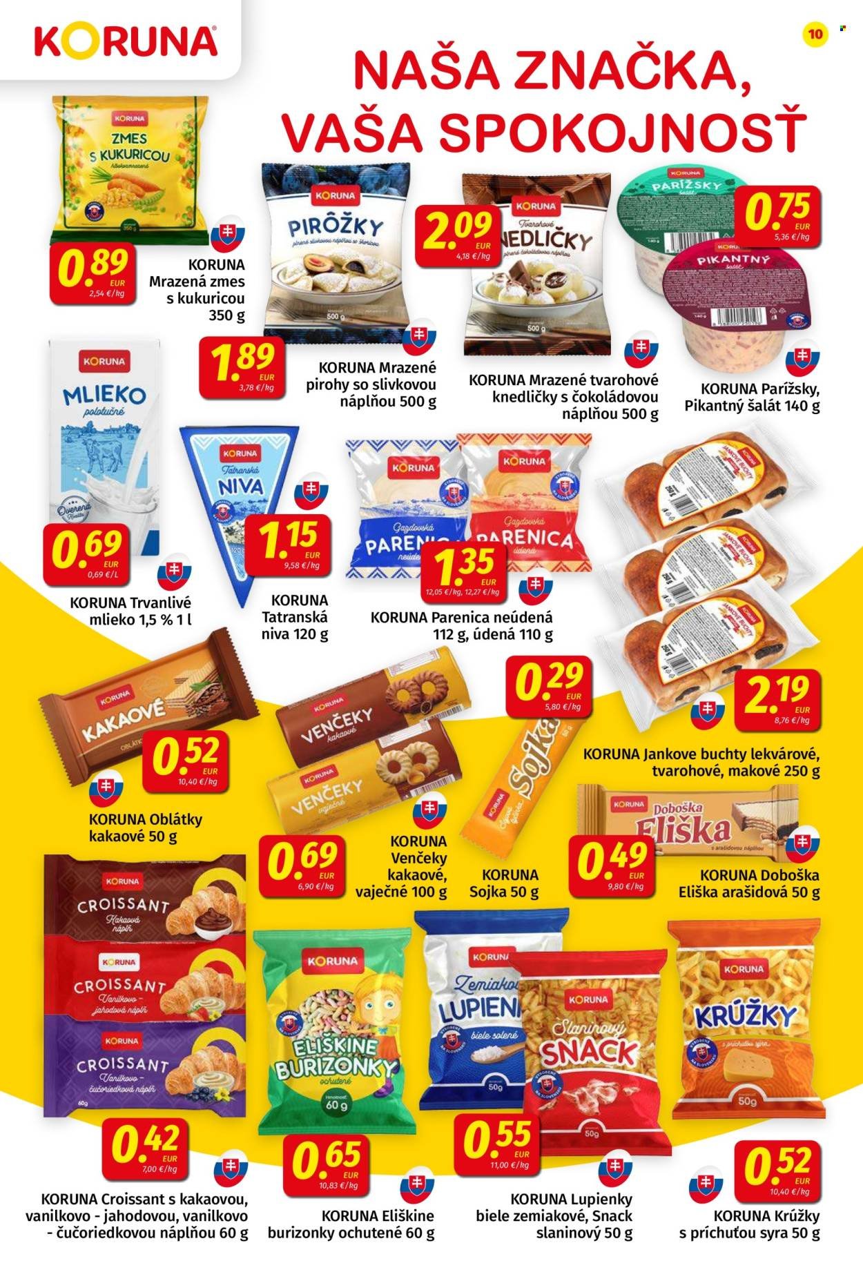 POTRAVINY KORUNA leták - Od piatka 9.1.2026 (2026-01-09 - 2026-01-21) | 10