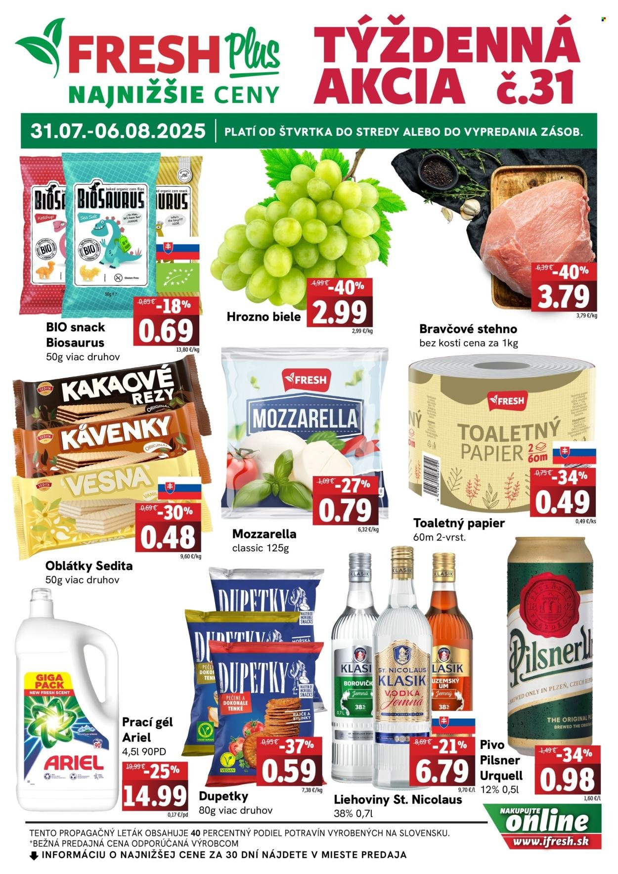 FRESH leták - Týždenná akcia (2025-07-31 - 2025-08-06) | 1