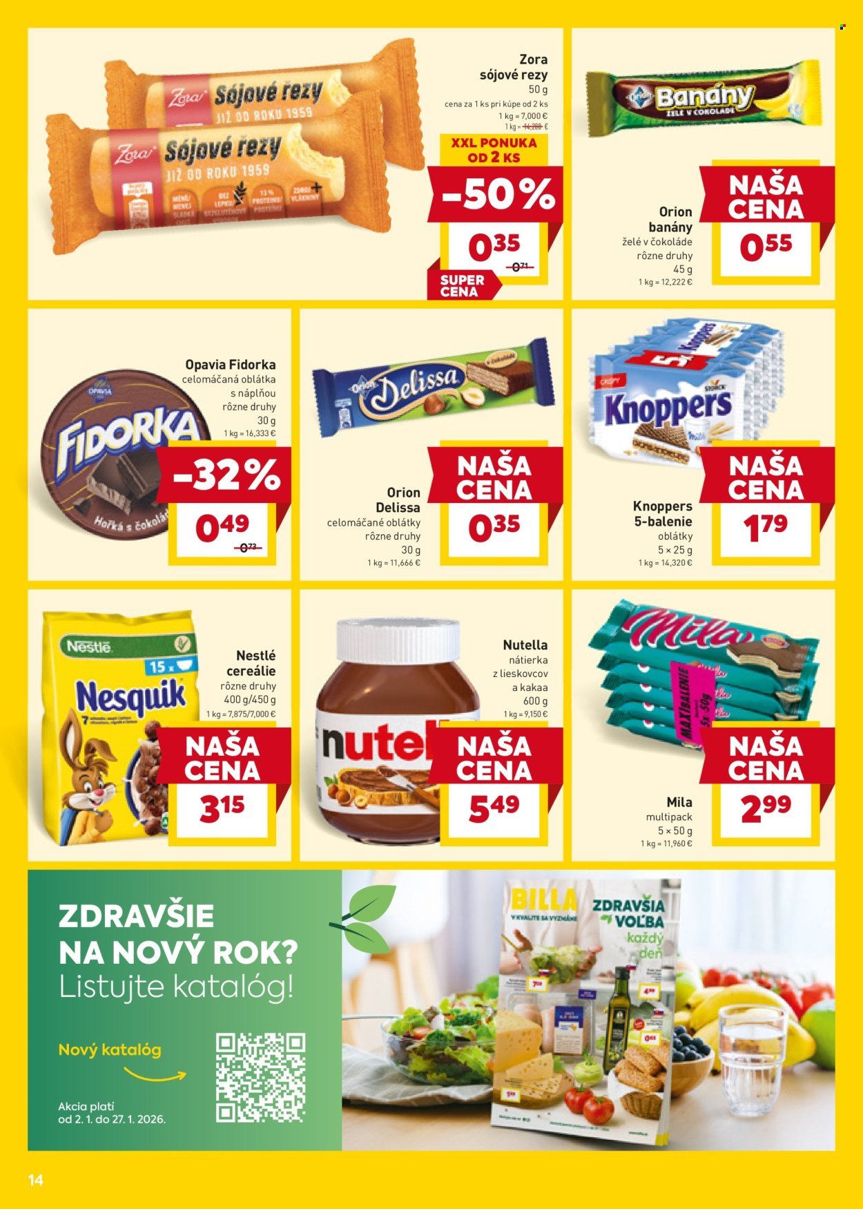 BILLA leták - Od stredy 21.1.2026 (2026-01-21 - 2026-01-27) | 14