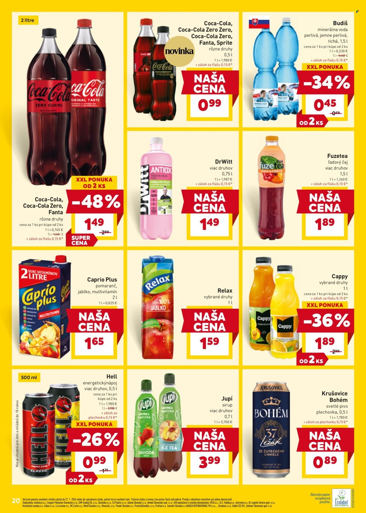 BILLA leták - Od stredy 21.1.2026 (2026-01-21 - 2026-01-27) | 20