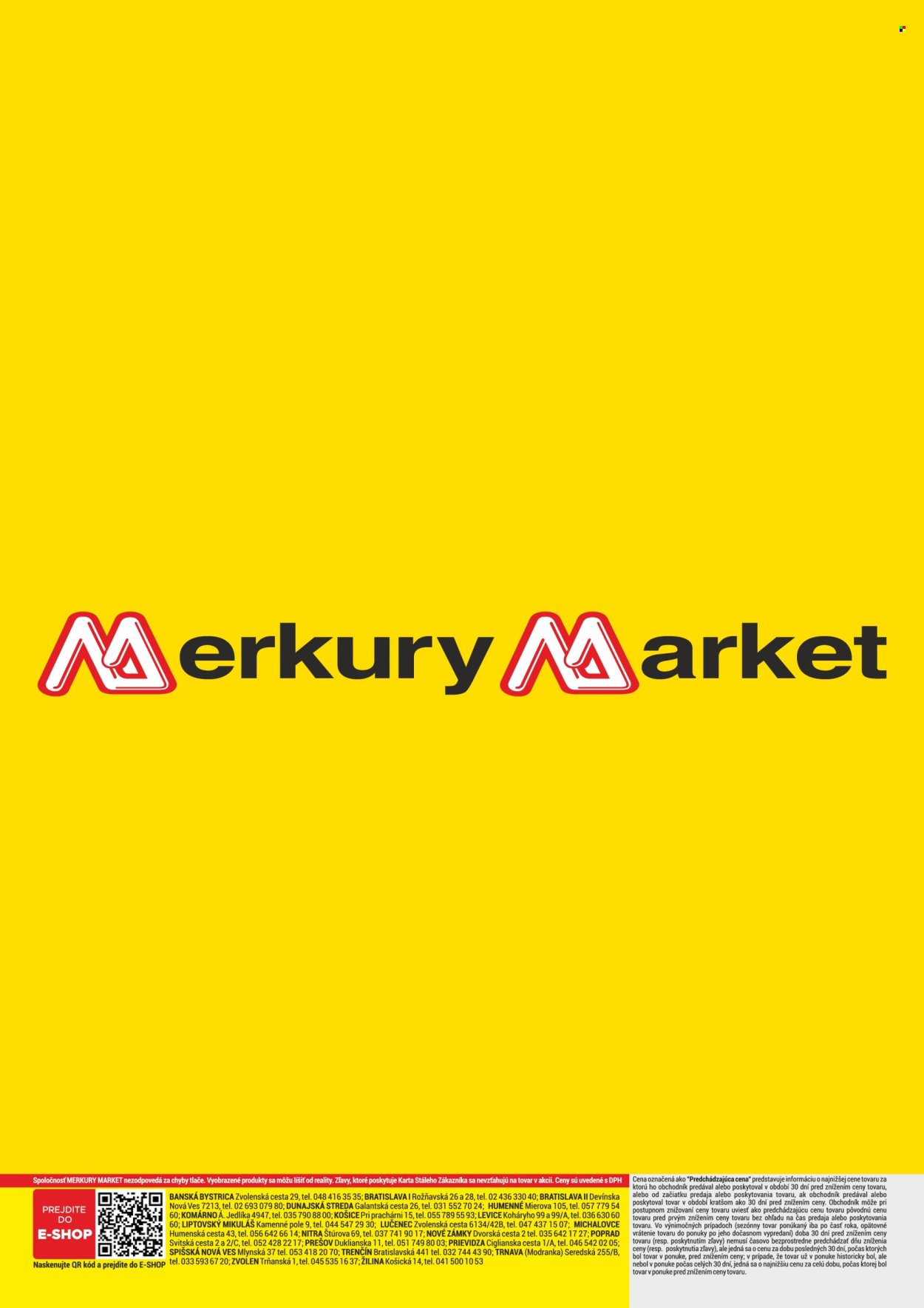 MERKURY MARKET leták - ZAHRADA