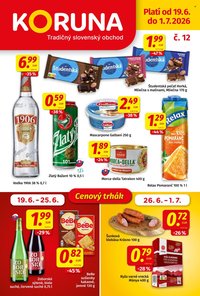 POTRAVINY KORUNA leták - Od piatka 19.6.2026