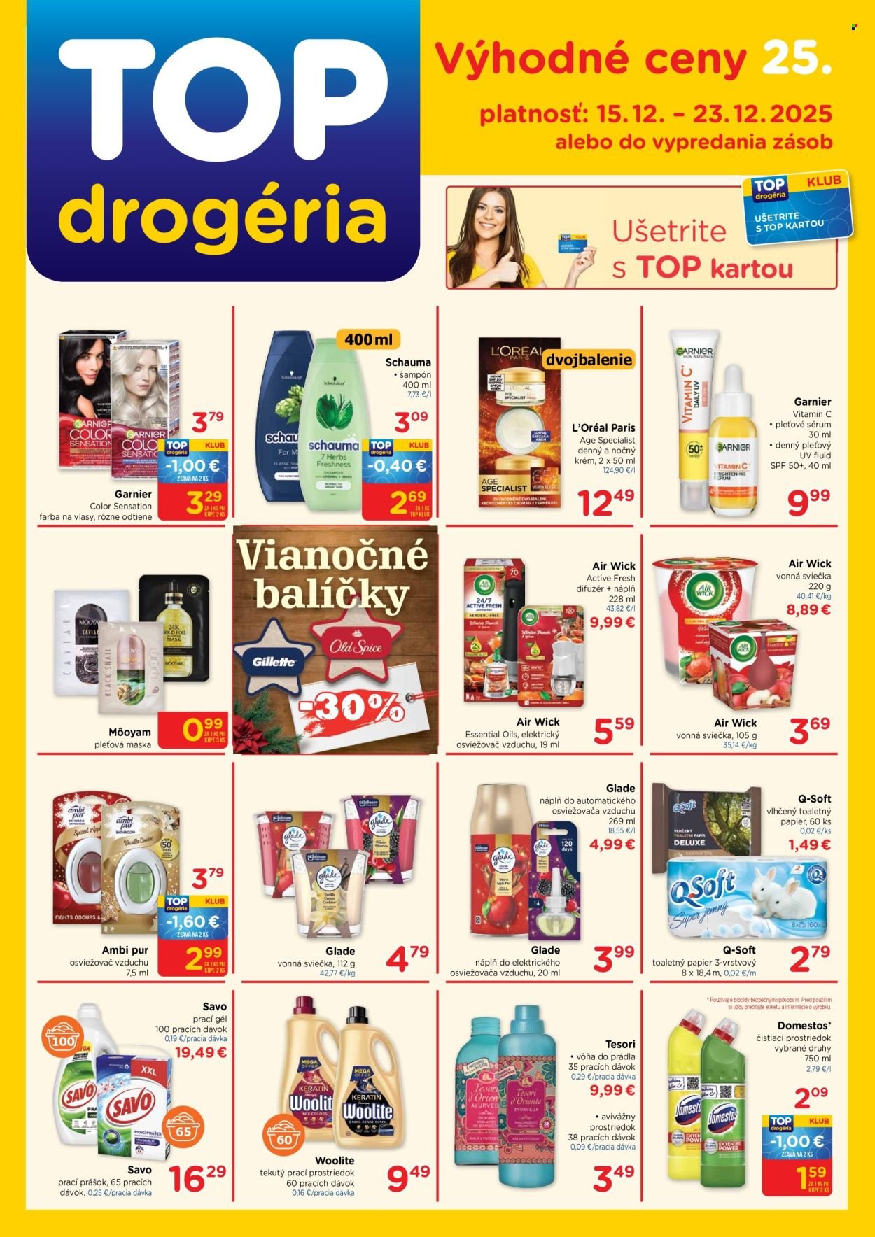 TOP DROGÉRIA leták - Od pondelka 15.12.2025 (2025-12-15 - 2025-12-23) | 1