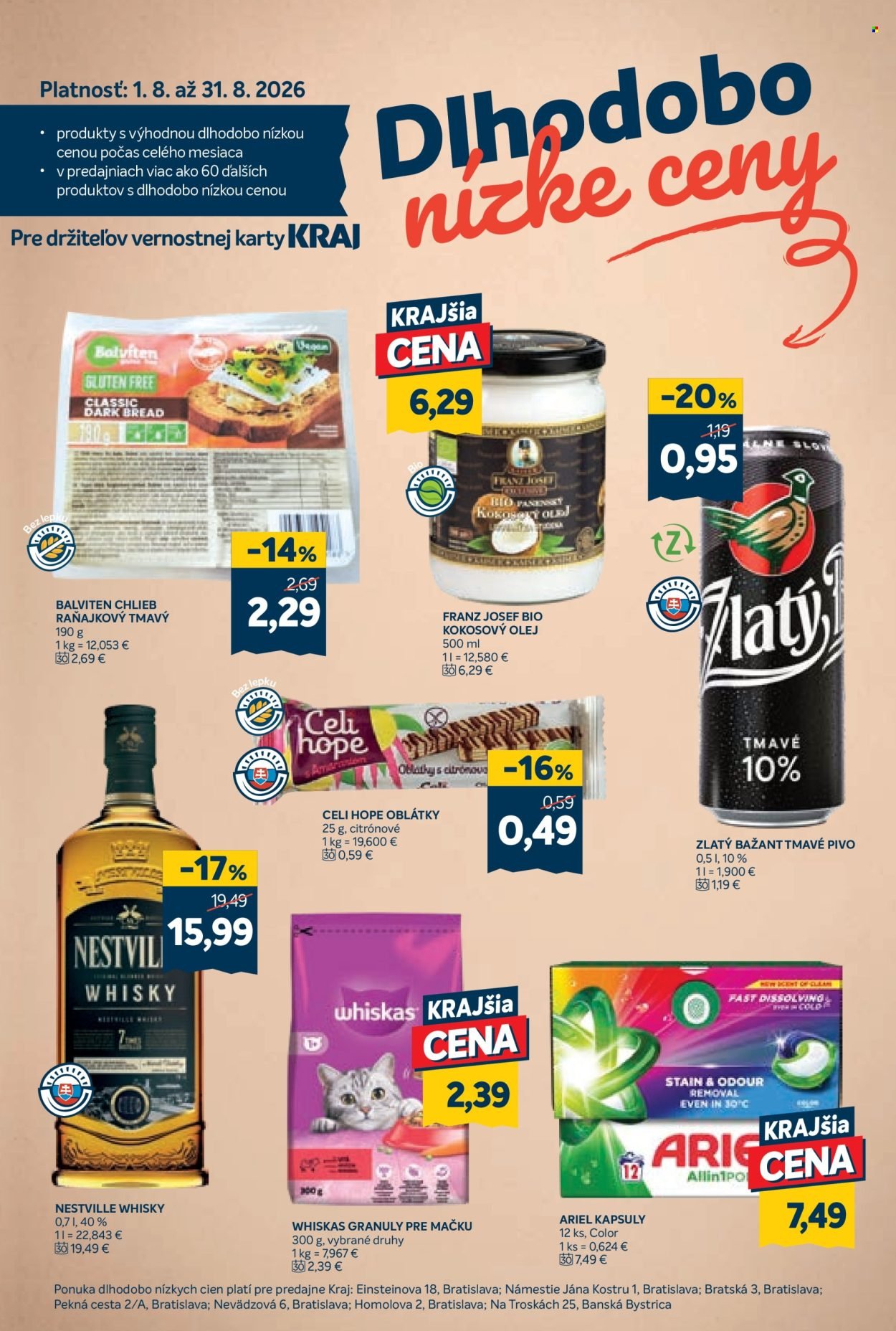 KRAJ leták - Od štvrtka 13.8.2026