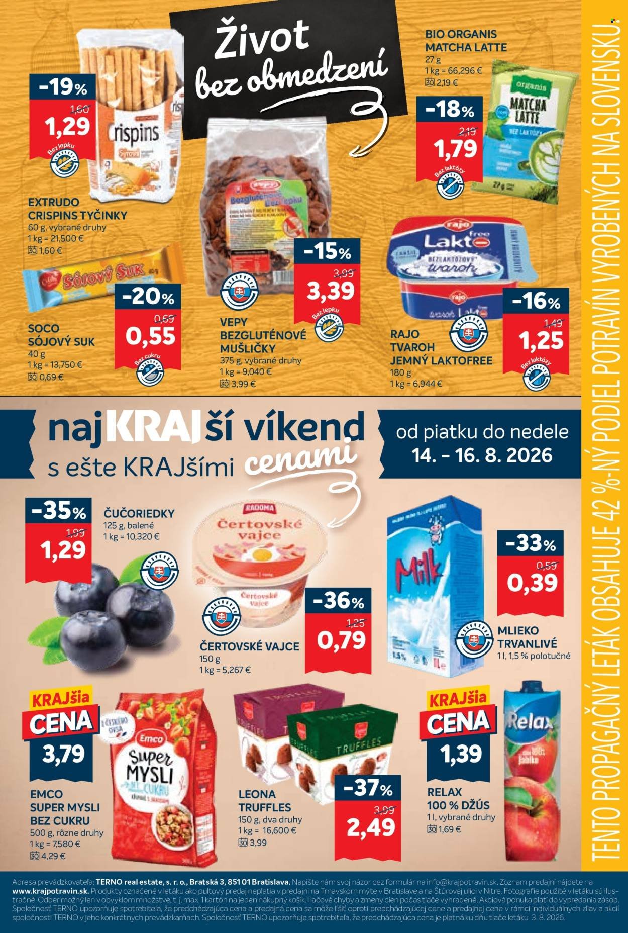 KRAJ leták - Od štvrtka 13.8.2026