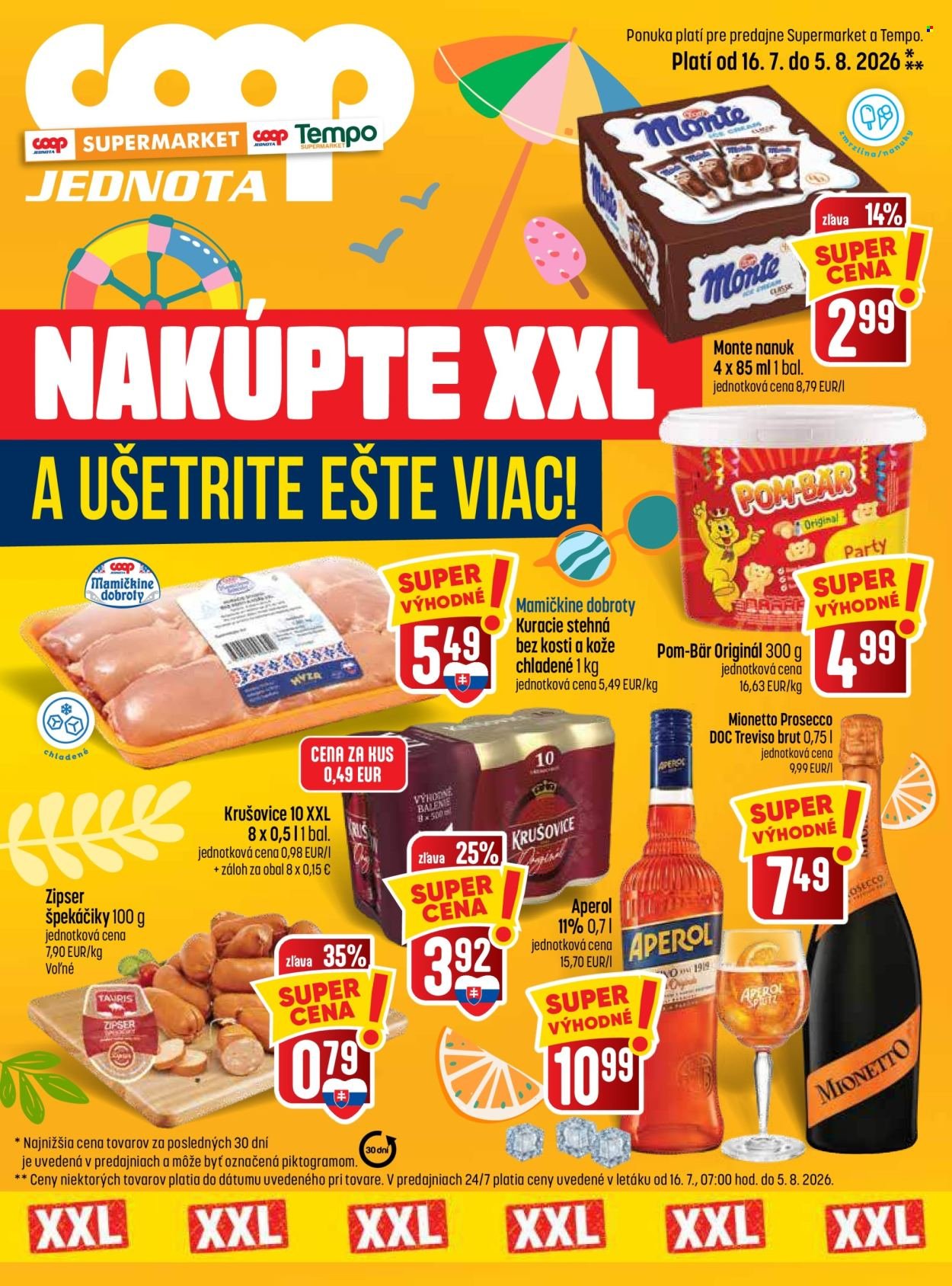 COOP JEDNOTA leták - Od štvrtka 16.7.2026