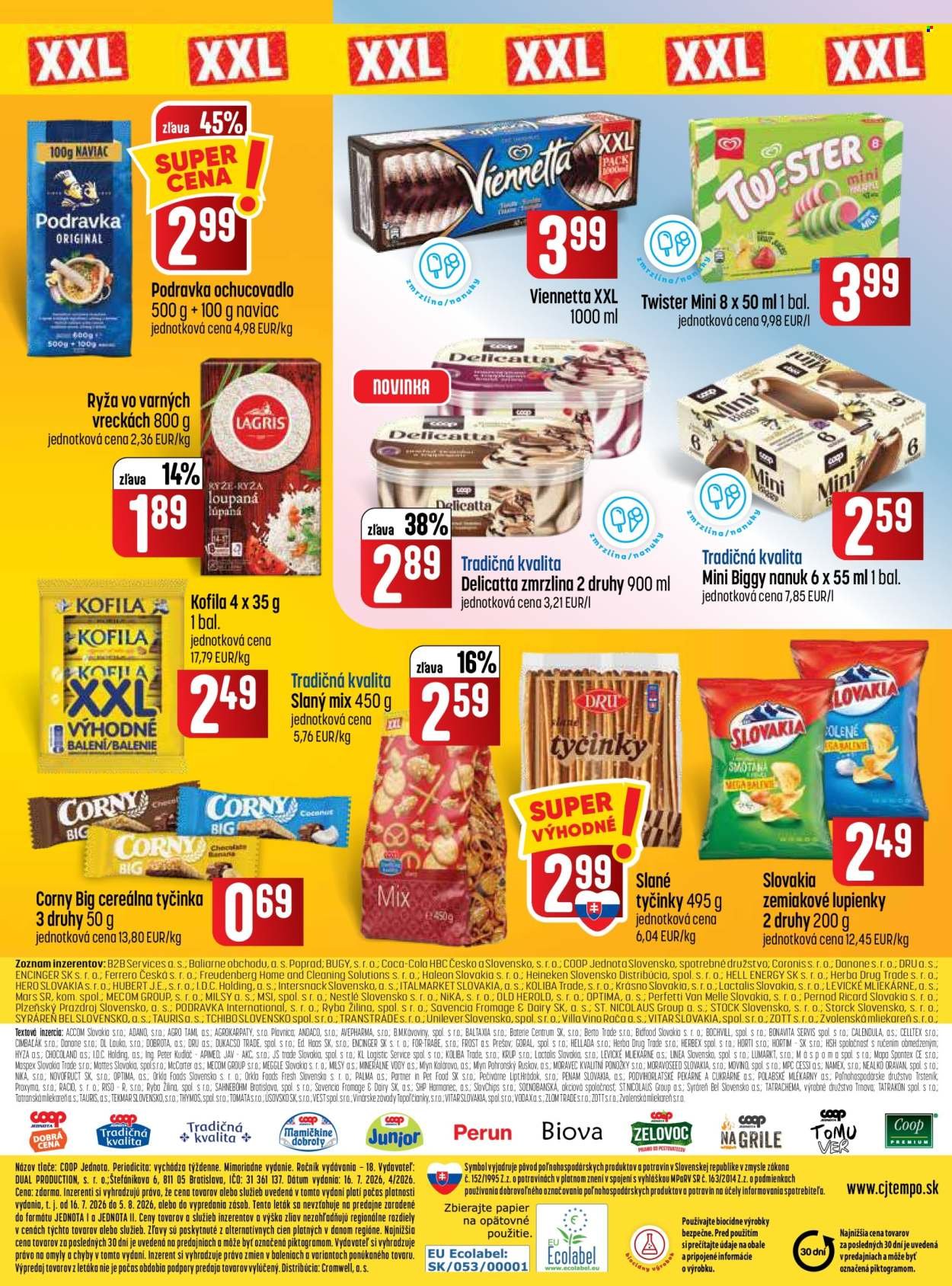 COOP JEDNOTA leták - Od štvrtka 16.7.2026