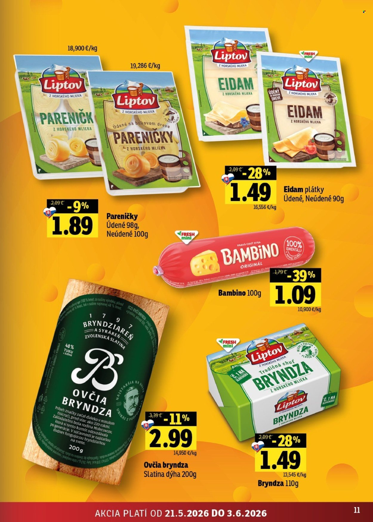 FRESH leták - Stredné a západné Slovensko (2026-05-21 - 2026-06-03) | 11