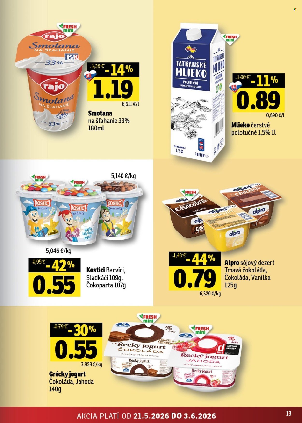 FRESH leták - Stredné a západné Slovensko (2026-05-21 - 2026-06-03) | 13