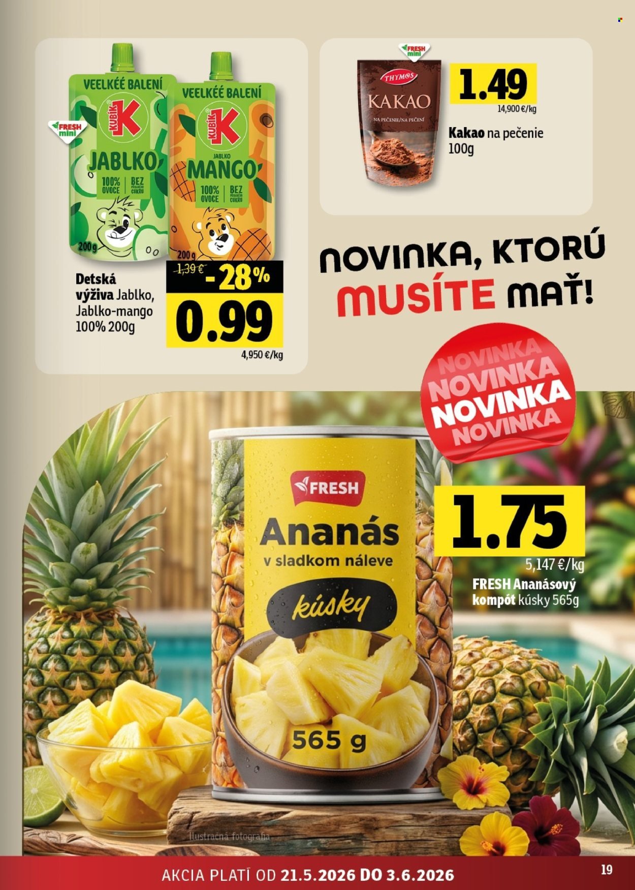 FRESH leták - Stredné a západné Slovensko (2026-05-21 - 2026-06-03) | 19