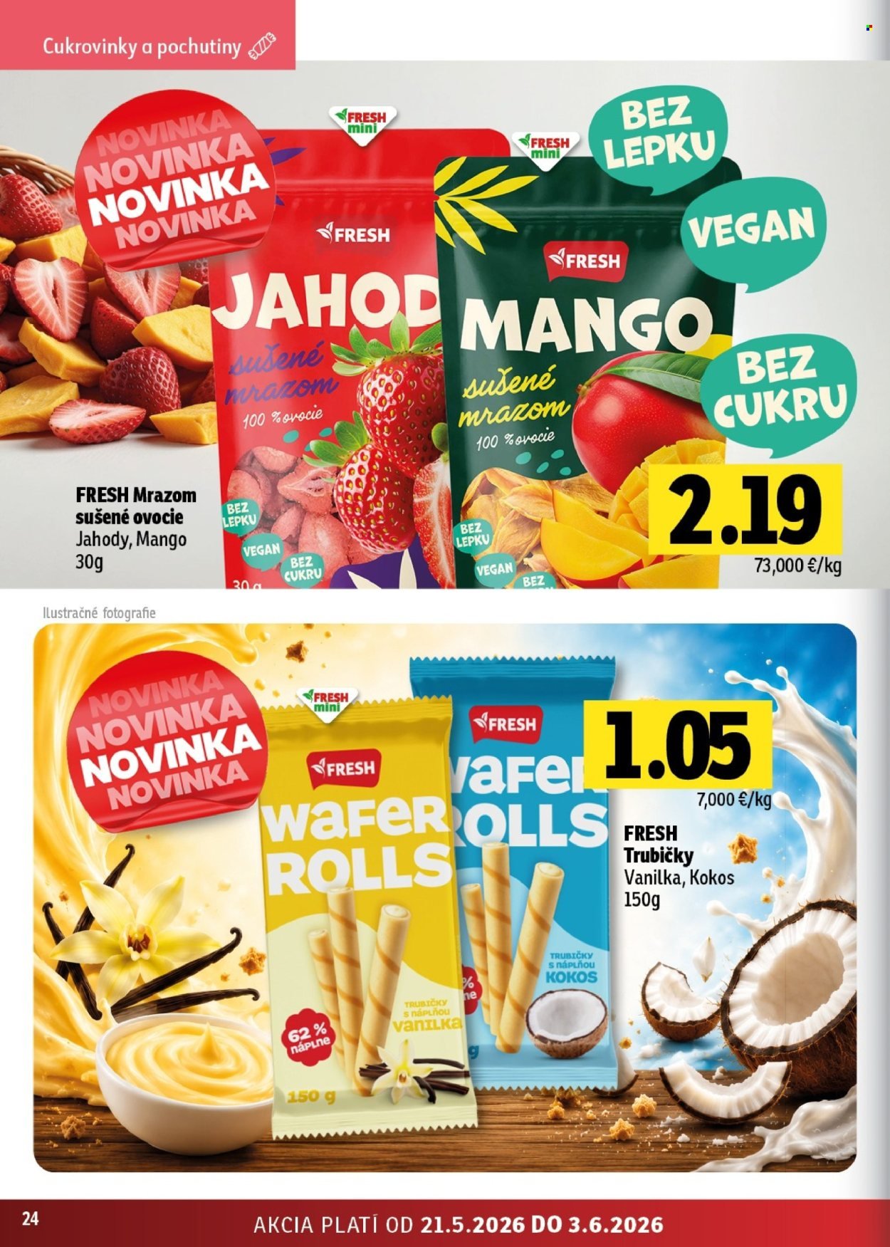 FRESH leták - Stredné a západné Slovensko (2026-05-21 - 2026-06-03) | 24