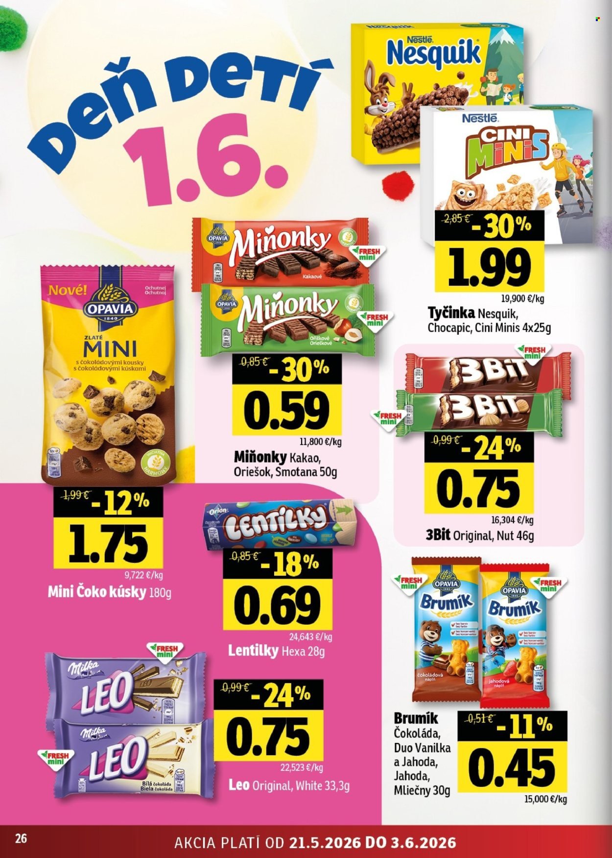 FRESH leták - Stredné a západné Slovensko (2026-05-21 - 2026-06-03) | 26