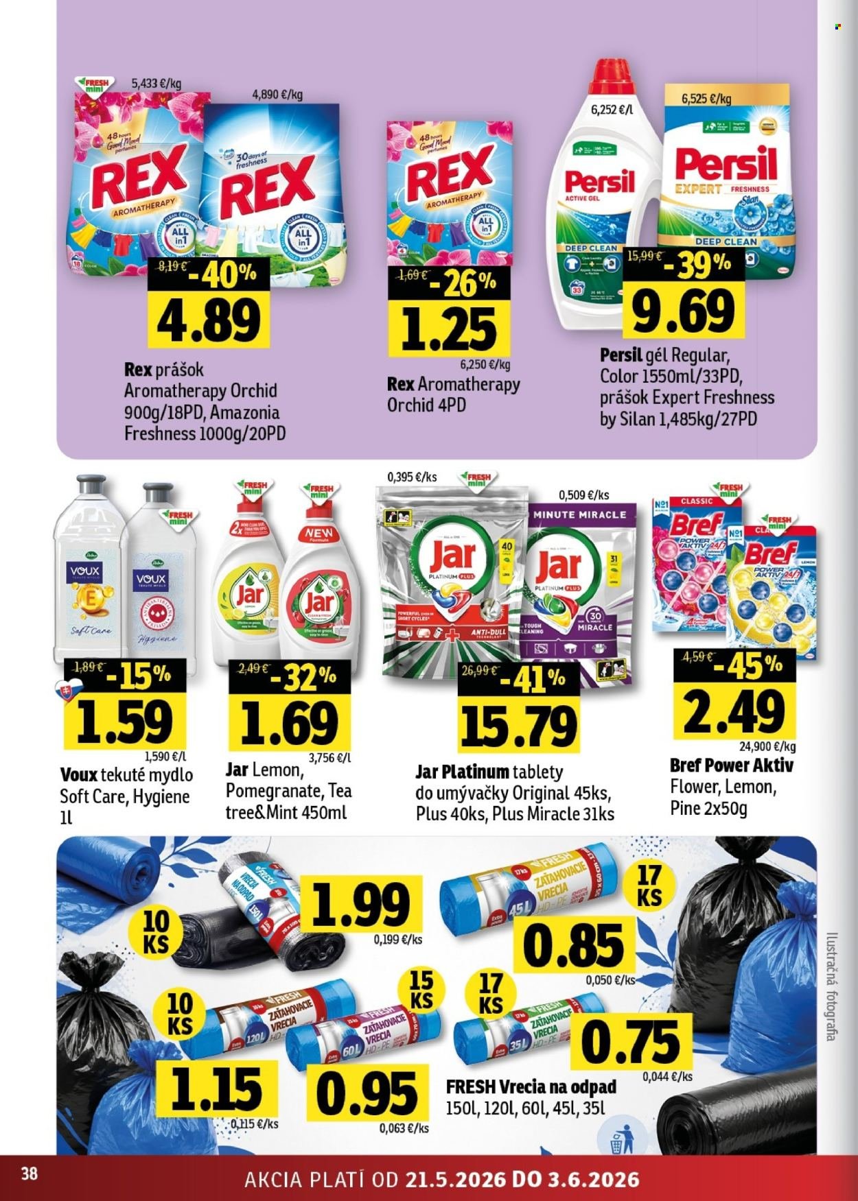 FRESH leták - Stredné a západné Slovensko (2026-05-21 - 2026-06-03) | 38