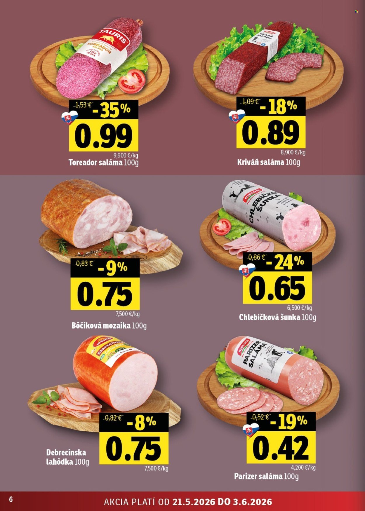FRESH leták - Stredné a západné Slovensko (2026-05-21 - 2026-06-03) | 6