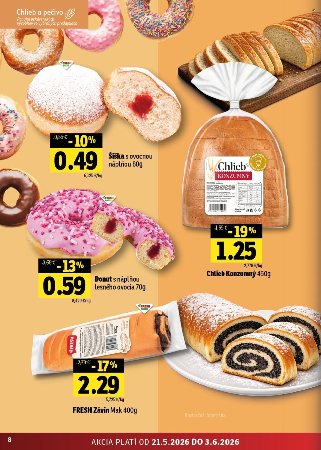 FRESH leták - Stredné a západné Slovensko (2026-05-21 - 2026-06-03) | 8