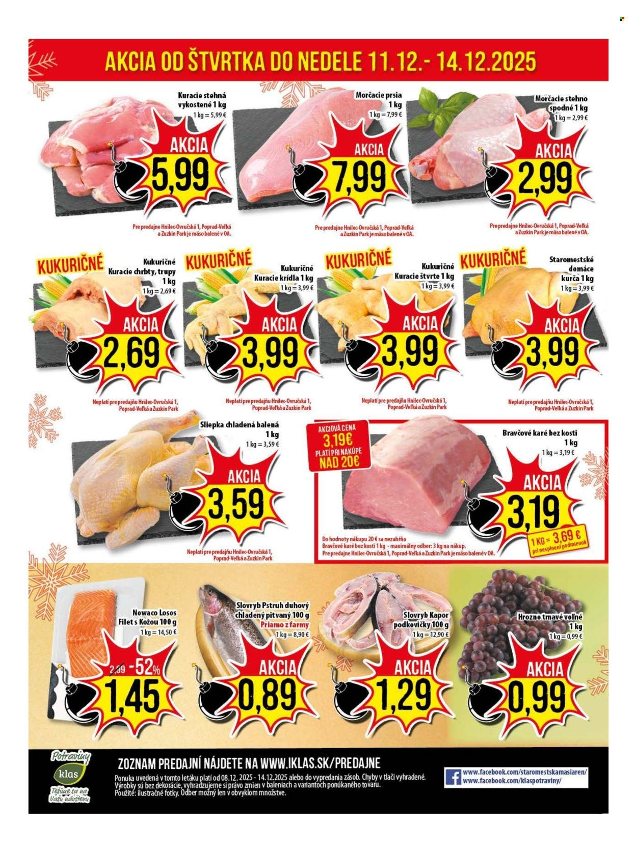 KLAS leták - Od pondelka 8.12.2025 (2025-12-08 - 2025-12-14) | 25