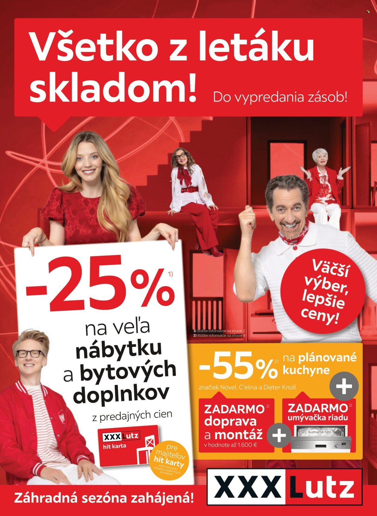 XXXLUTZ leták - Zľava 25 % na takmer všetko (2026-03-09 - 2026-03-22) | 1