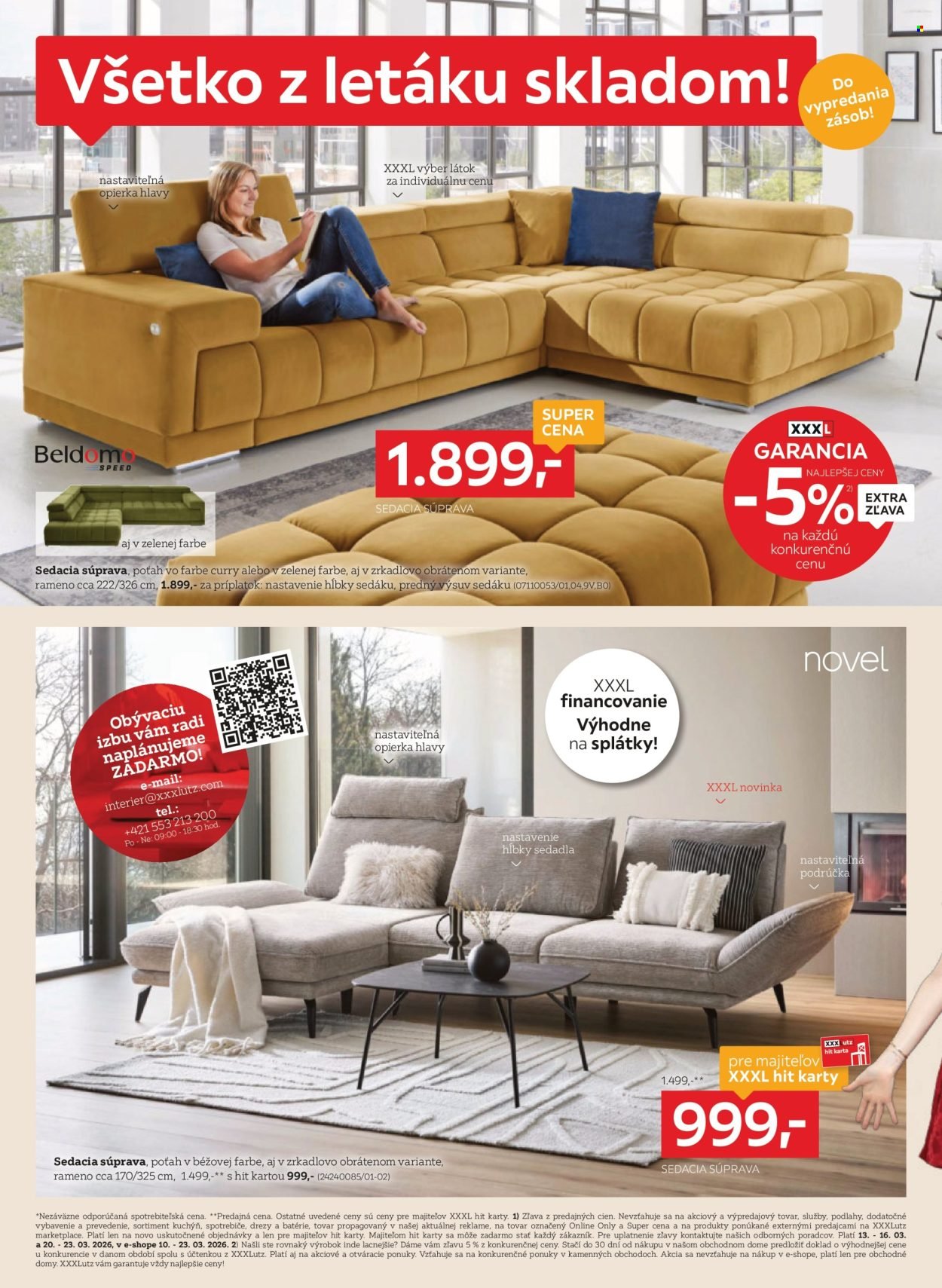 XXXLUTZ leták - Zľava 25 % na takmer všetko (2026-03-09 - 2026-03-22) | 2