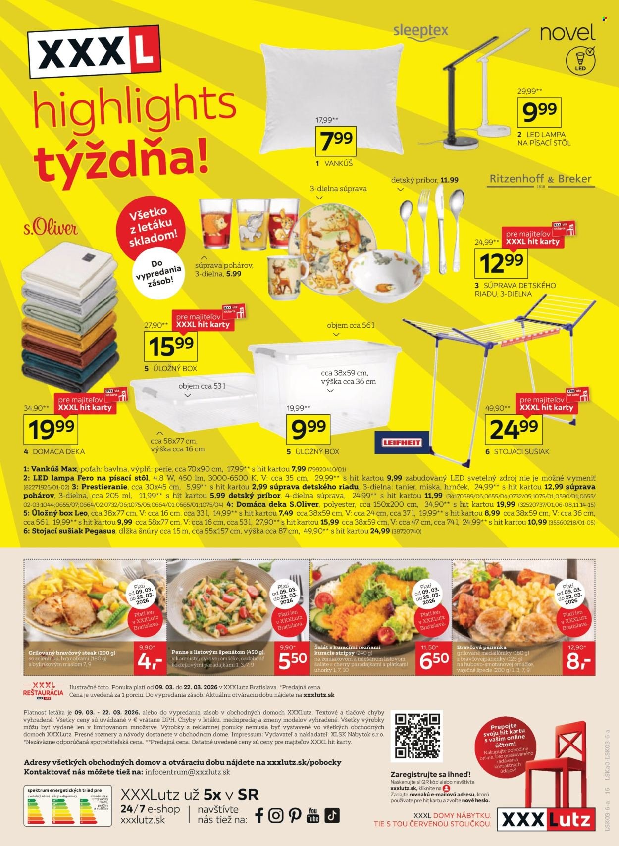XXXLUTZ leták - Zľava 25 % na takmer všetko (2026-03-09 - 2026-03-22) | 16
