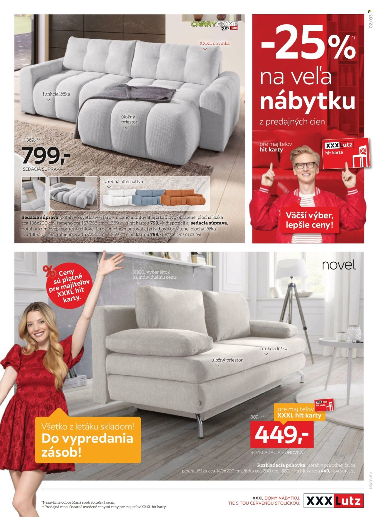 XXXLUTZ leták - Zľava 25 % na takmer všetko (2026-03-09 - 2026-03-22) | 3