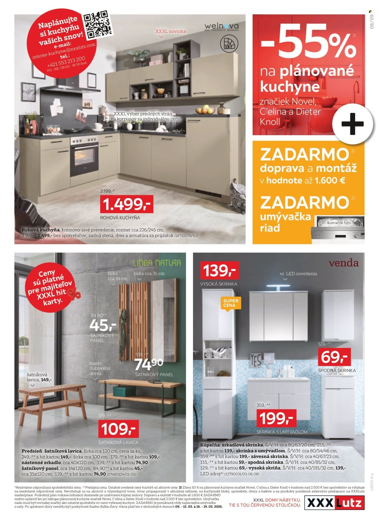 XXXLUTZ leták - Zľava 25 % na takmer všetko (2026-03-09 - 2026-03-22) | 9