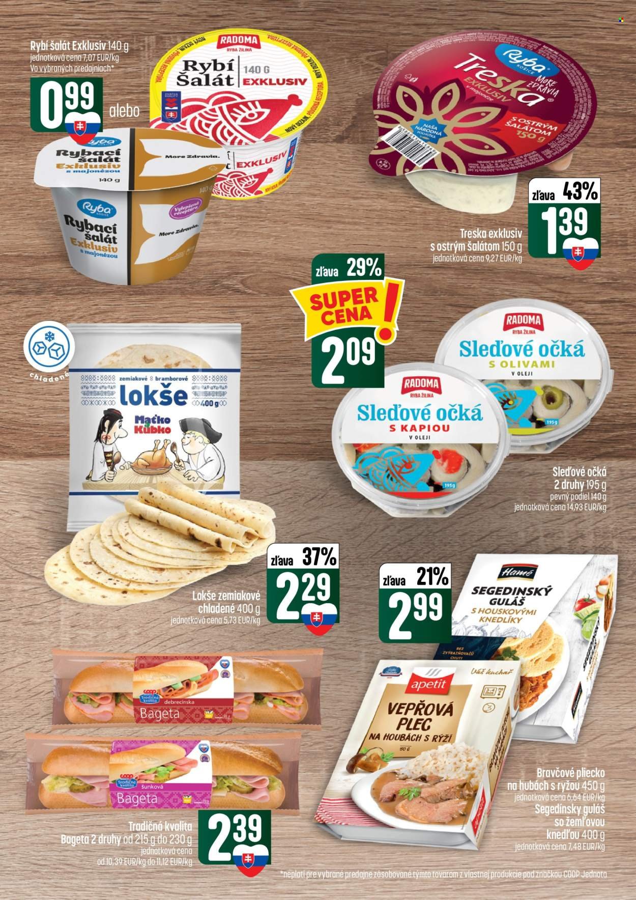 COOP JEDNOTA leták - Od štvrtka 8.10.2026