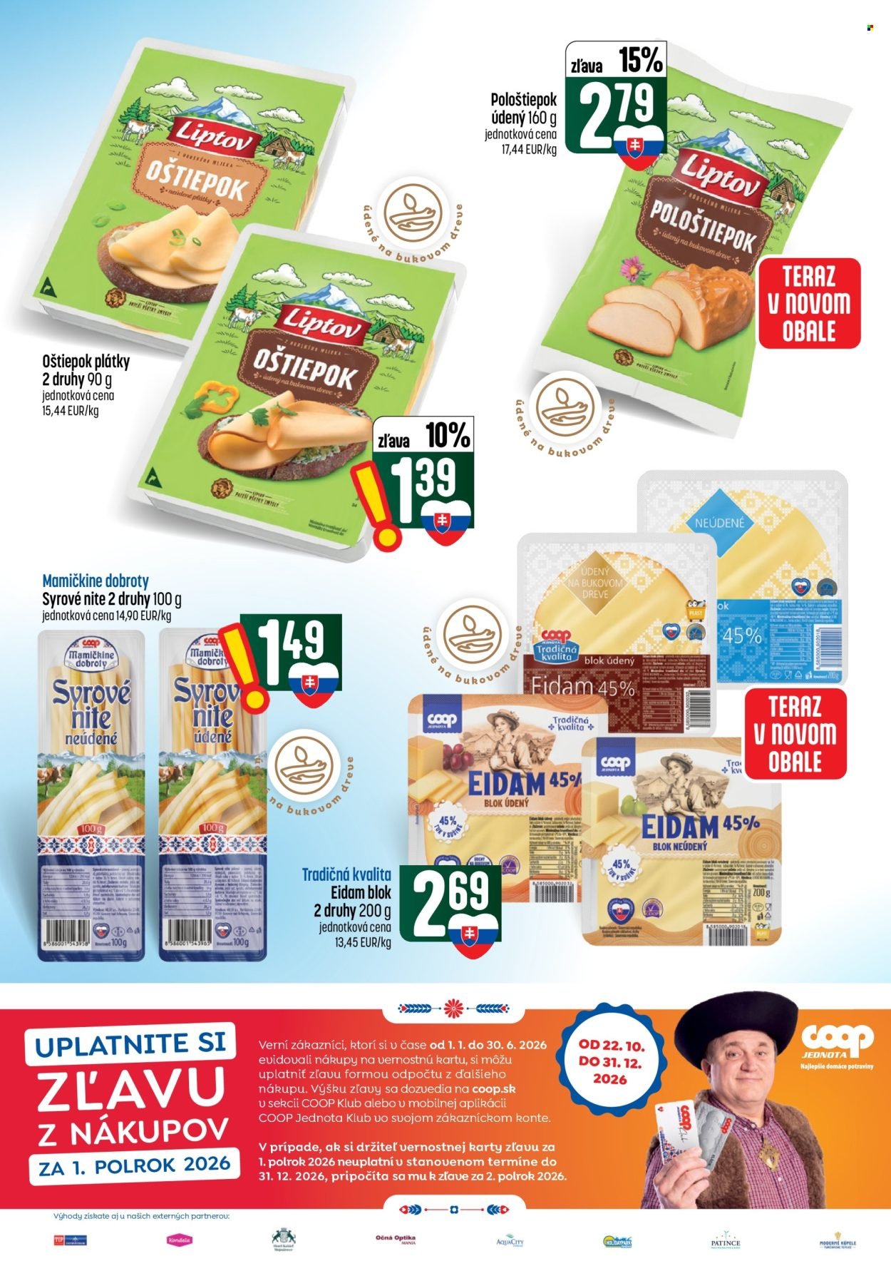COOP JEDNOTA leták - Od štvrtka 8.10.2026
