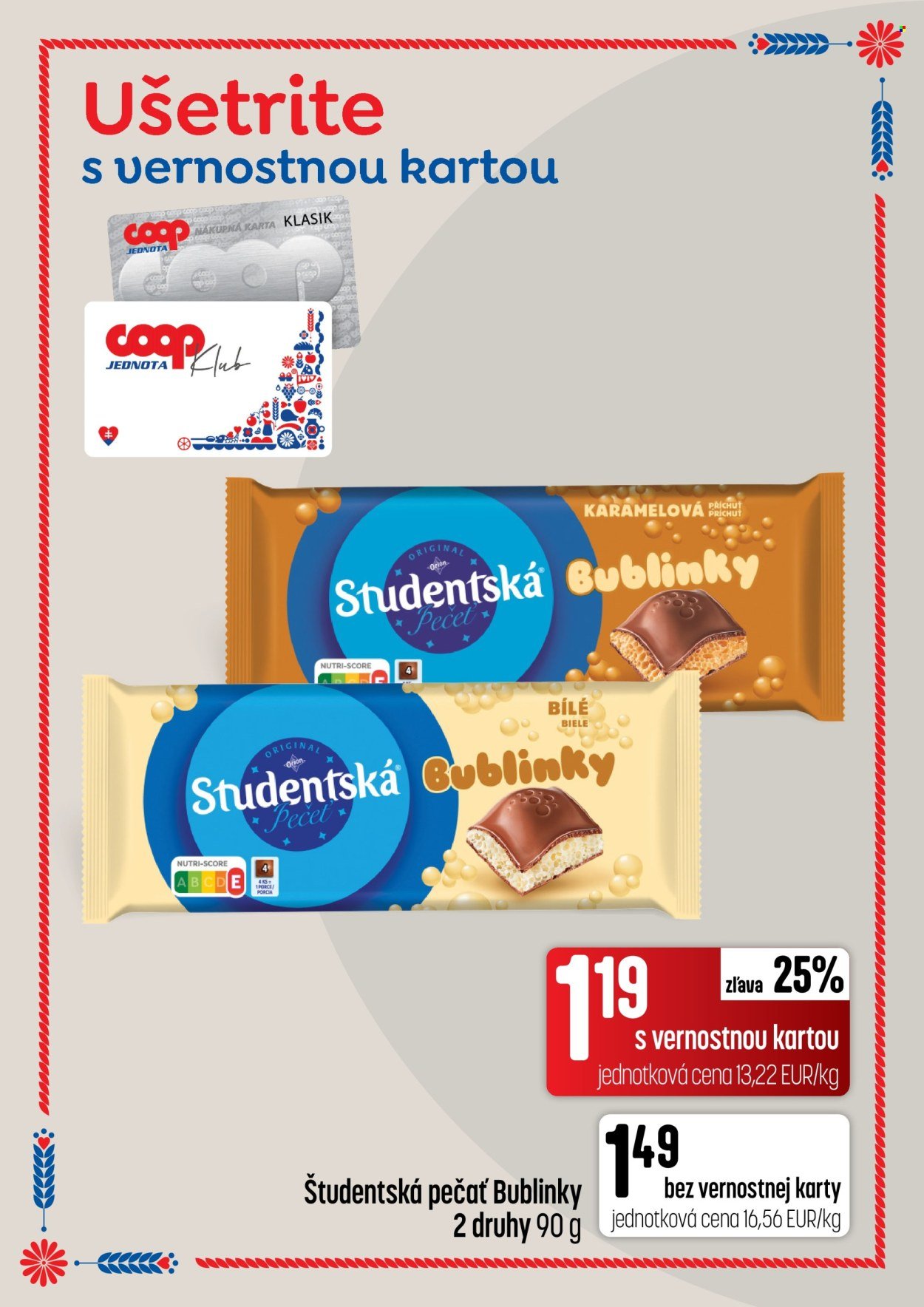 COOP JEDNOTA leták - Od štvrtka 8.10.2026