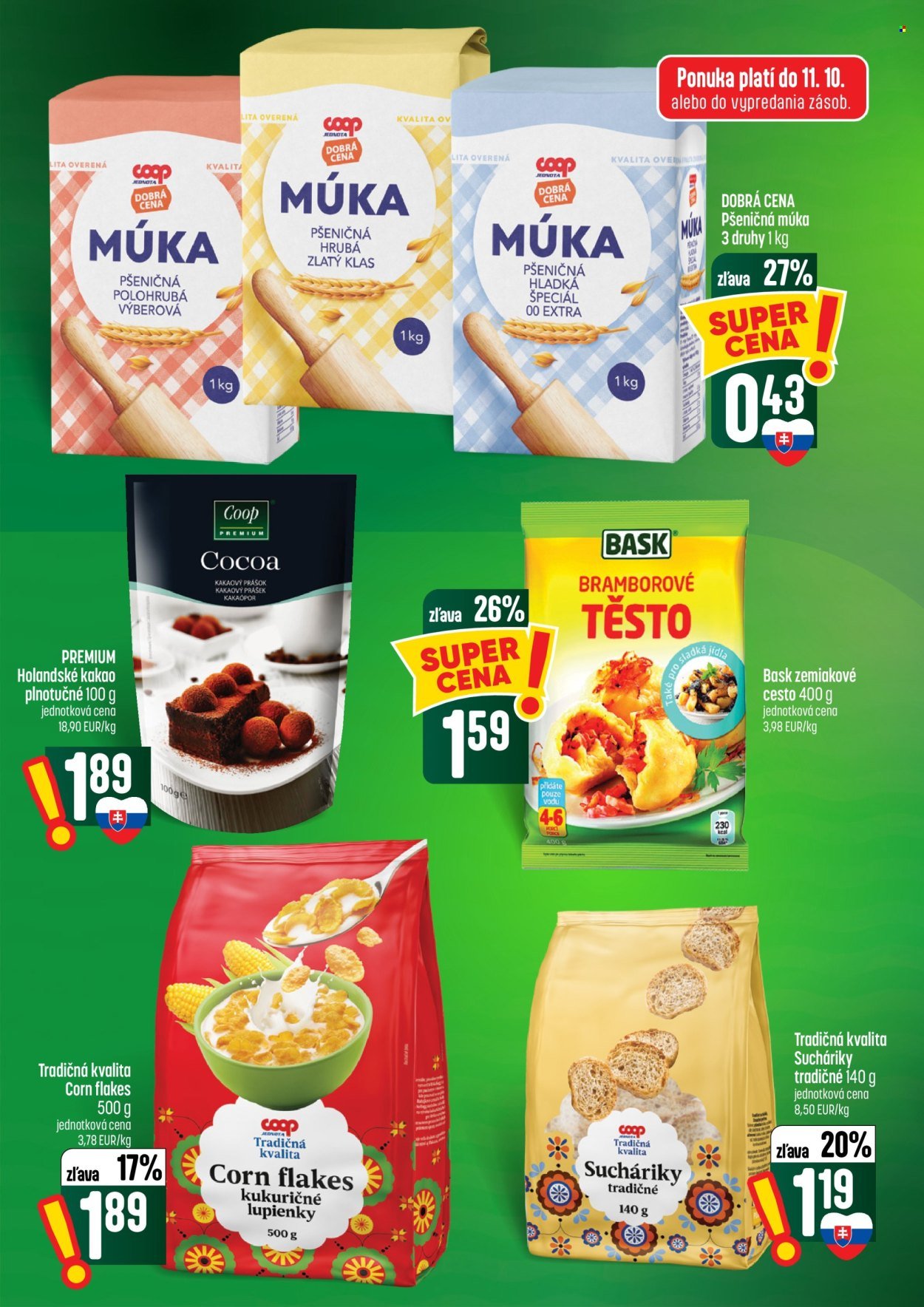 COOP JEDNOTA leták - Od štvrtka 8.10.2026