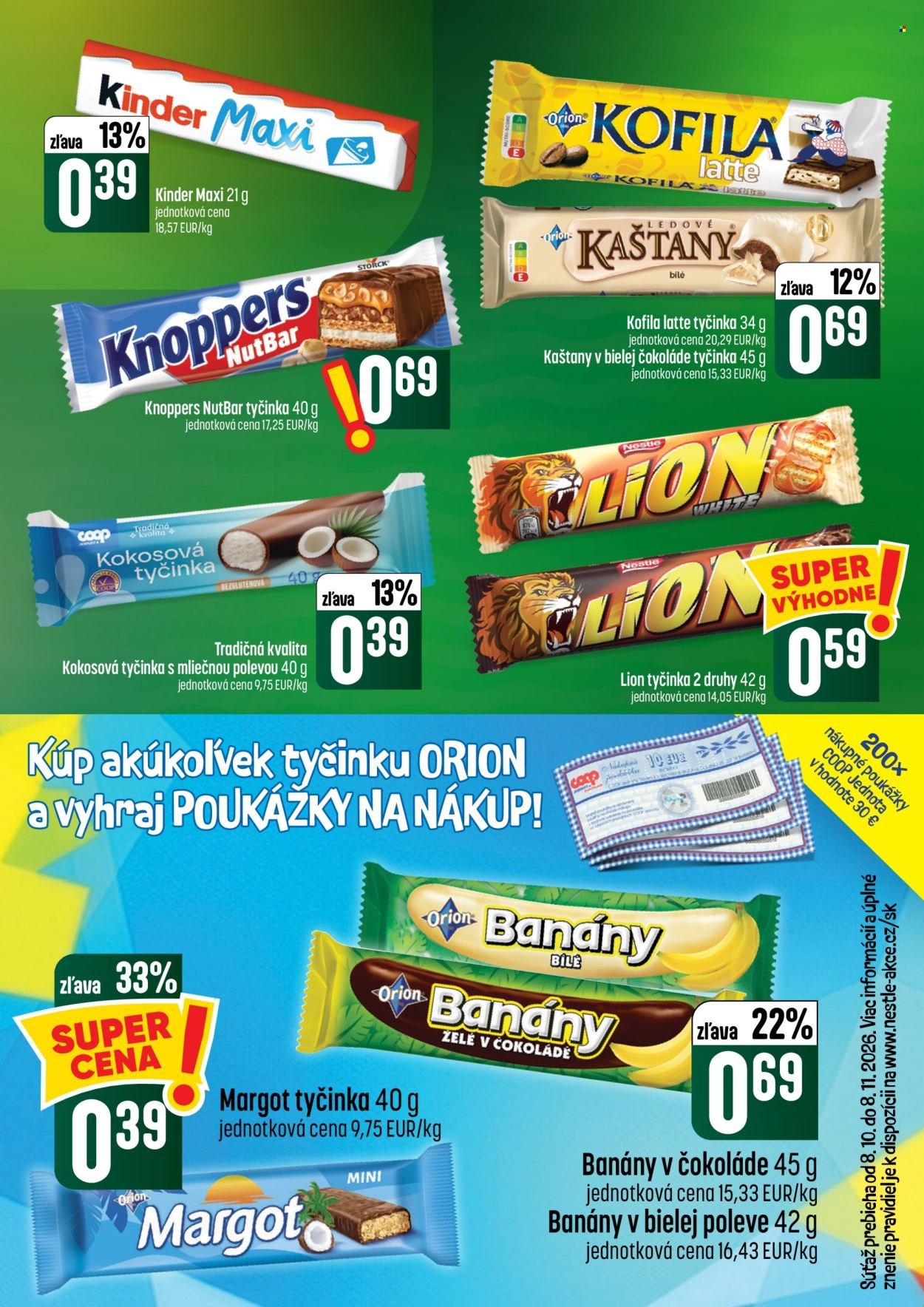 COOP JEDNOTA leták - Od štvrtka 8.10.2026