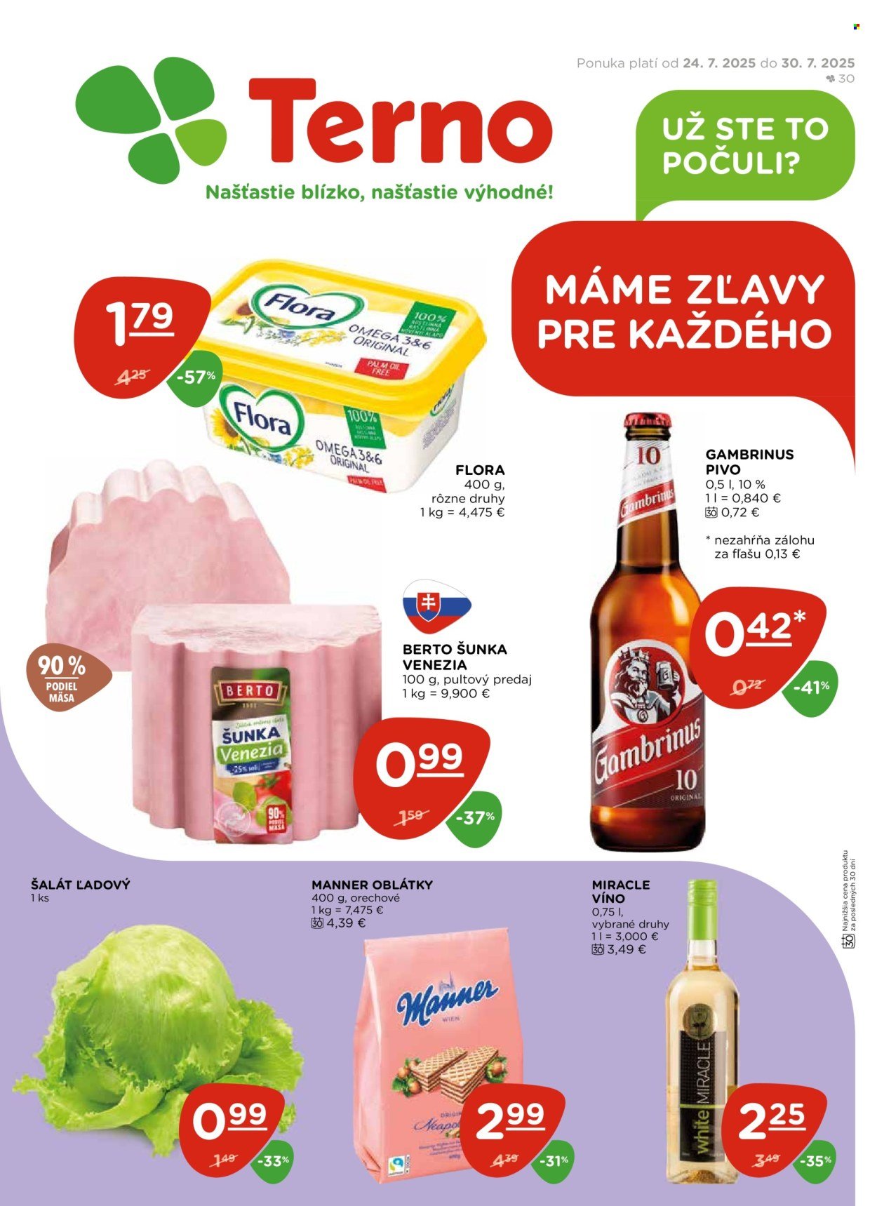 TERNO leták - Od štvrtka 24.7.2025 (2025-07-24 - 2025-07-30) | 1