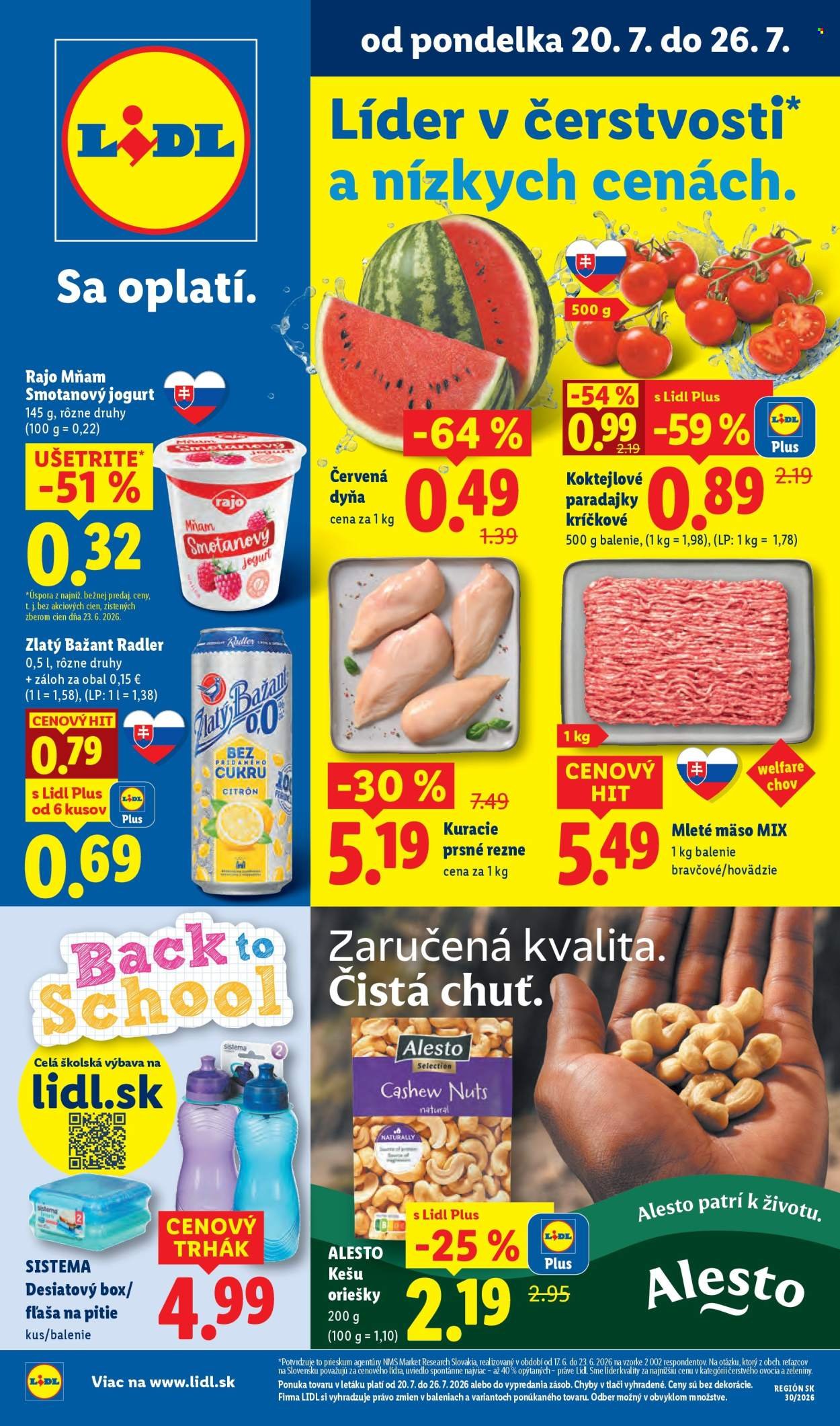 LIDL leták - Od pondelka 20.7.2026