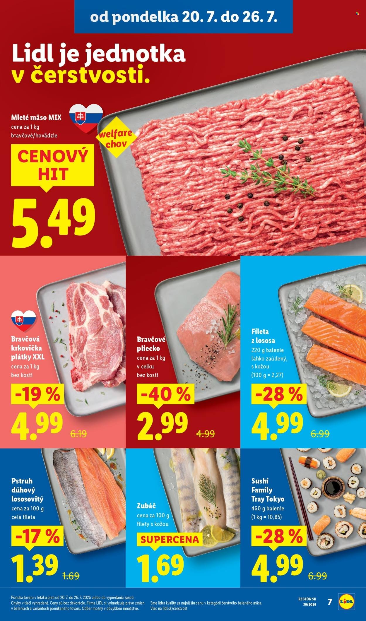 LIDL leták - Od pondelka 20.7.2026