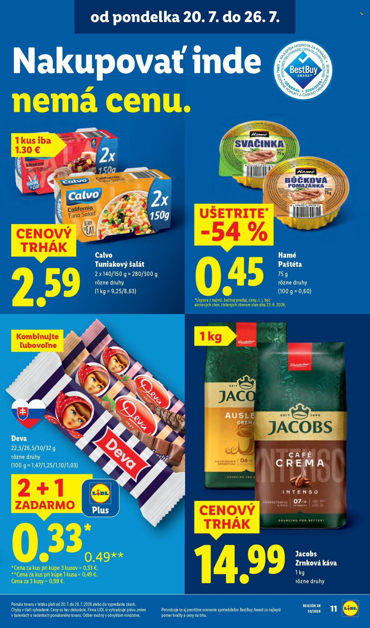 LIDL leták - Od pondelka 20.7.2026