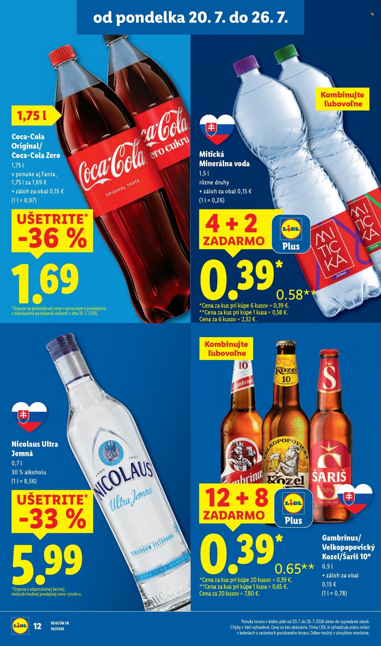 LIDL leták - Od pondelka 20.7.2026