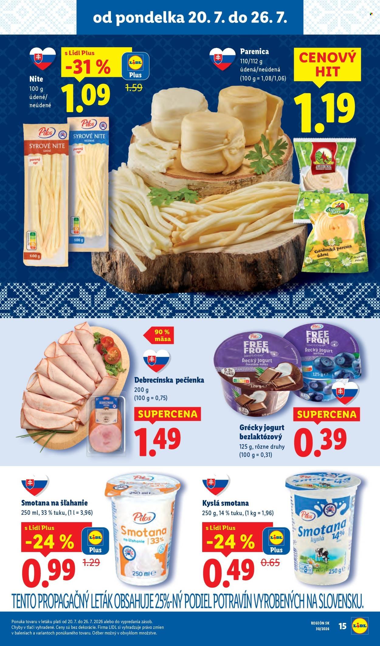 LIDL leták - Od pondelka 20.7.2026