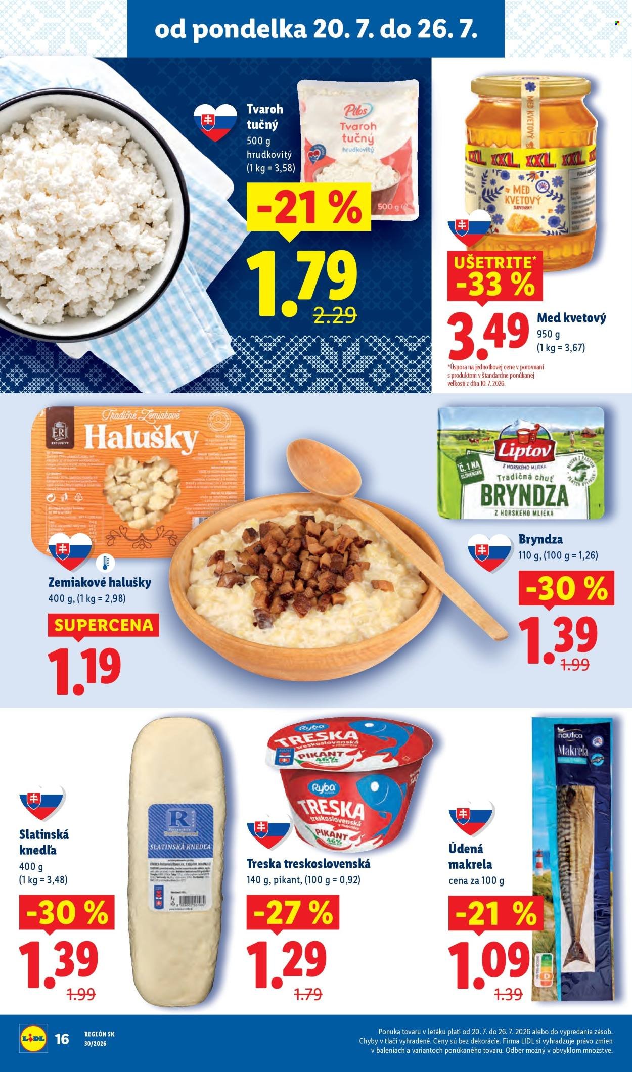 LIDL leták - Od pondelka 20.7.2026