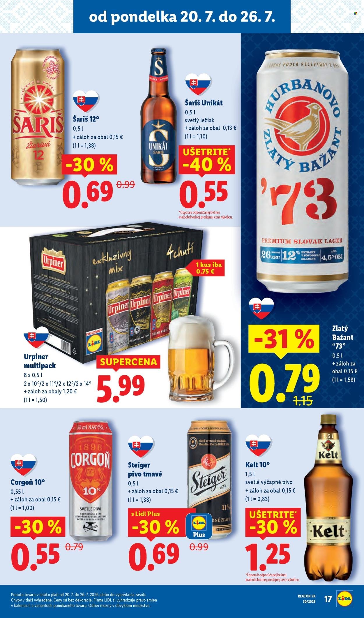 LIDL leták - Od pondelka 20.7.2026