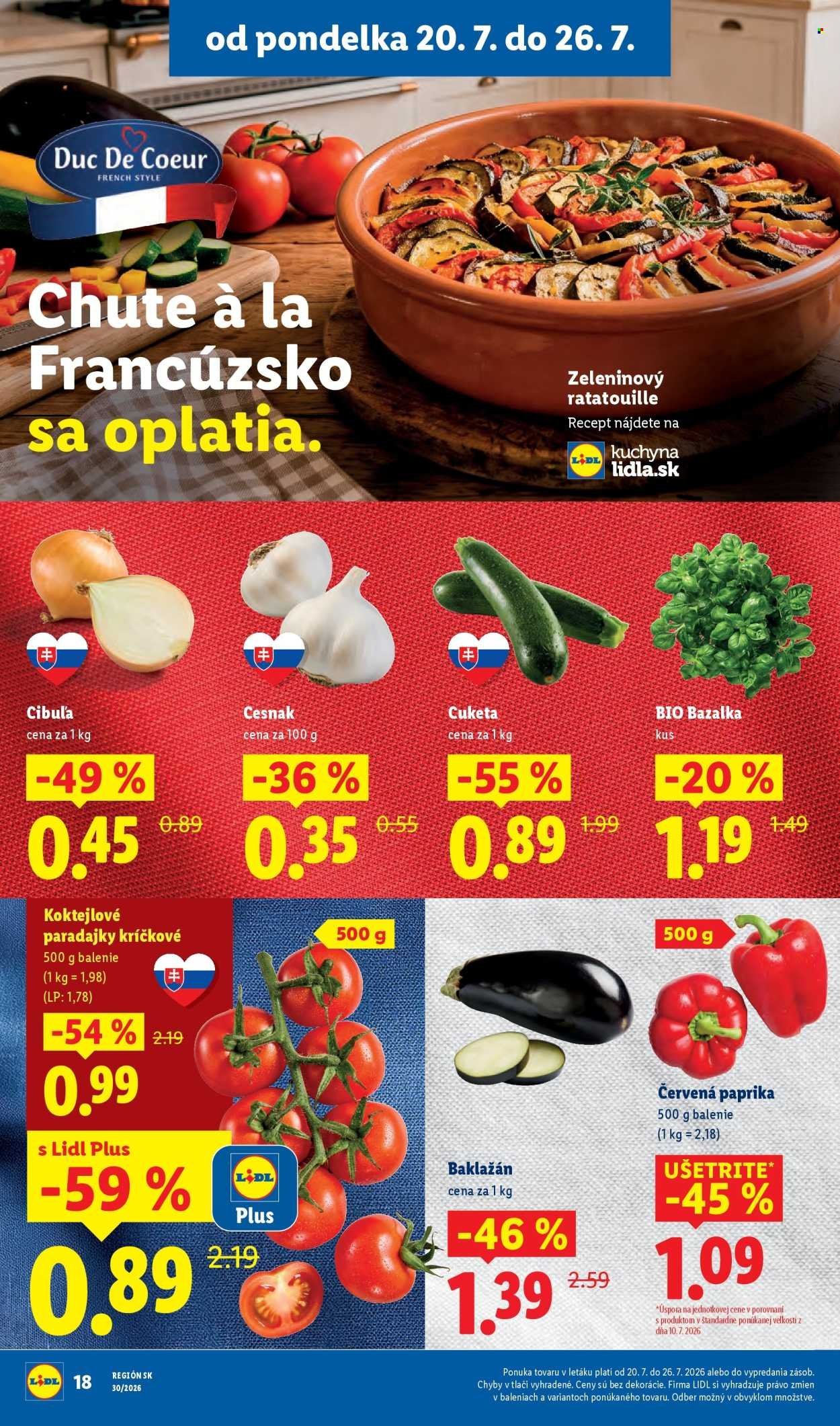 LIDL leták - Od pondelka 20.7.2026
