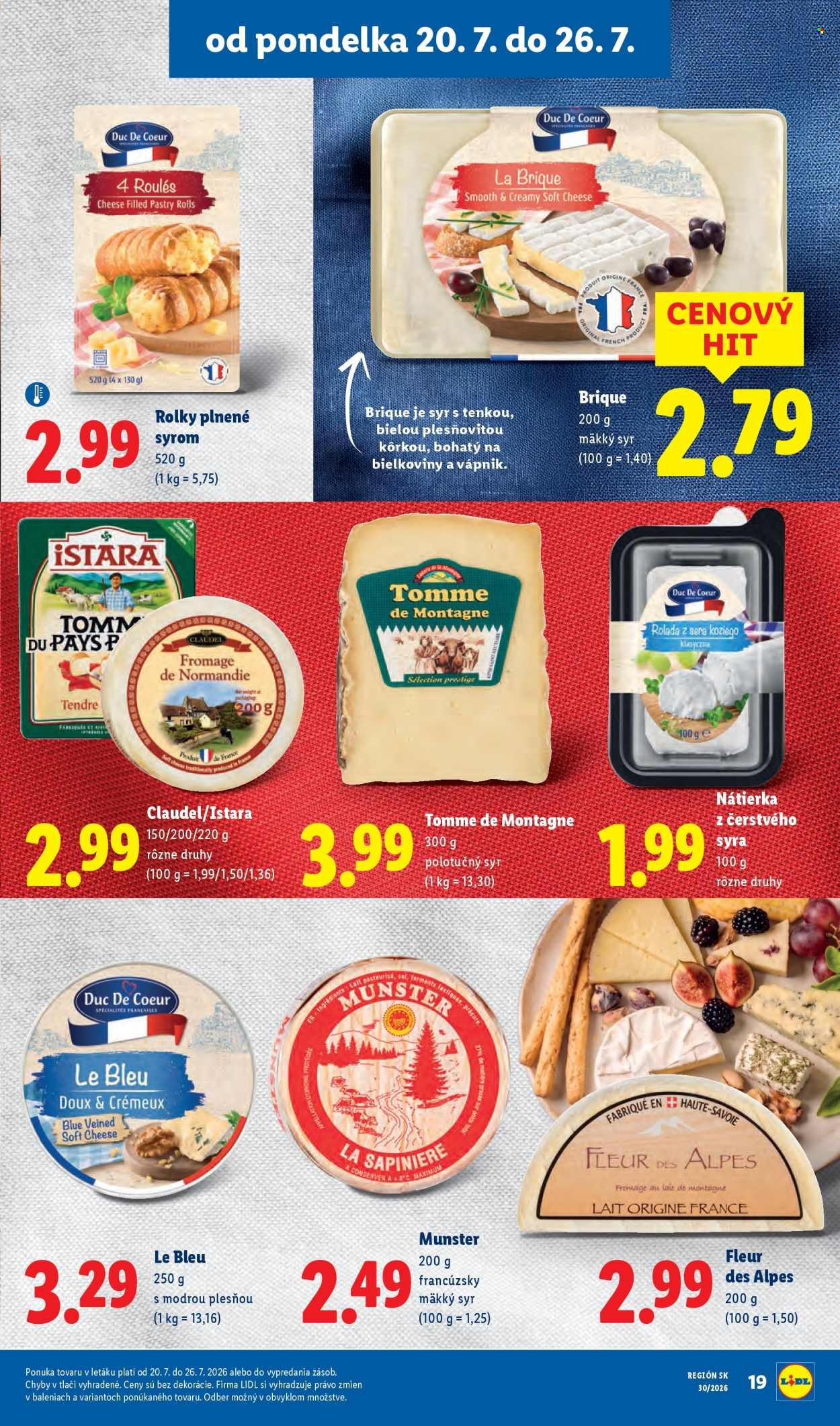 LIDL leták - Od pondelka 20.7.2026