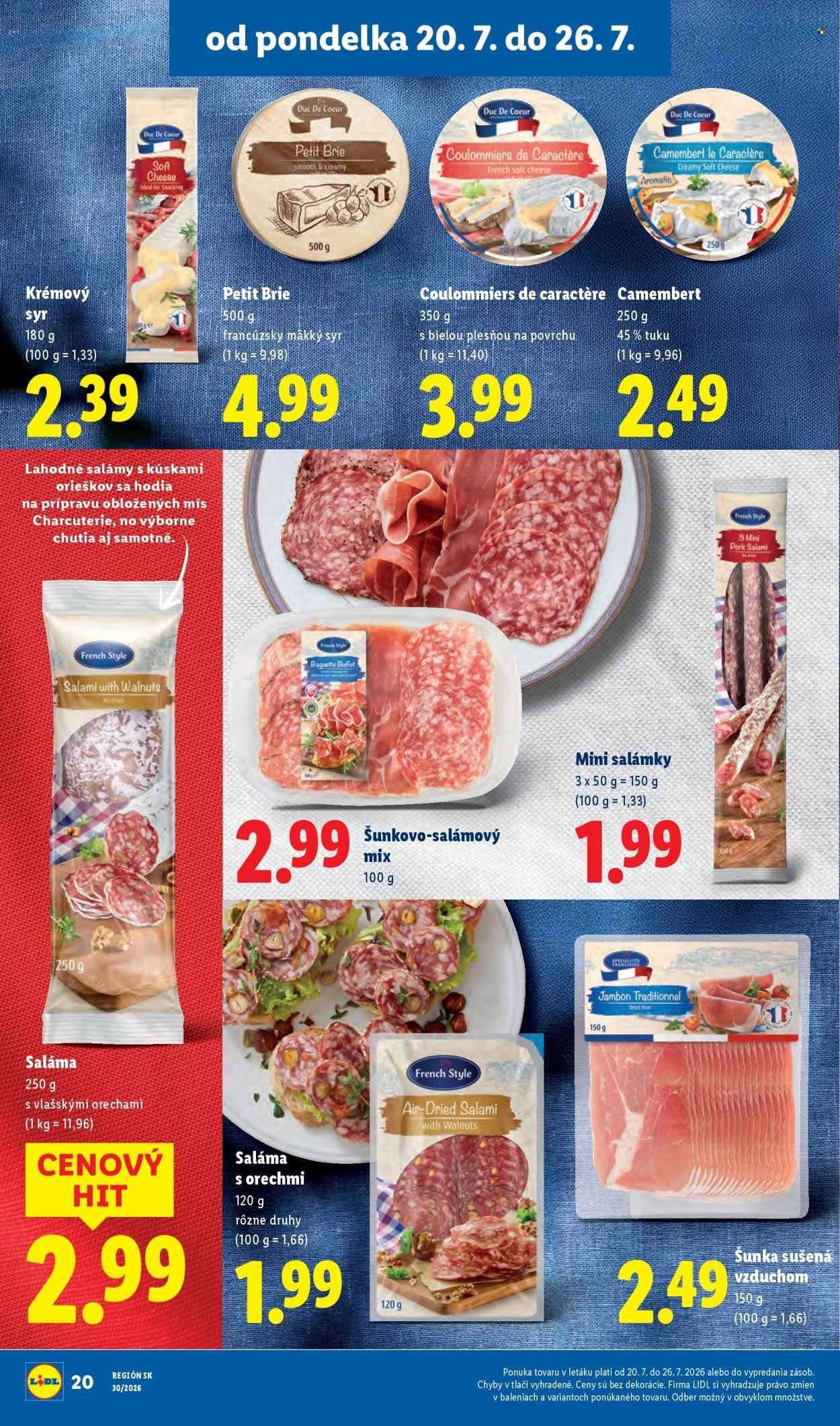 LIDL leták - Od pondelka 20.7.2026