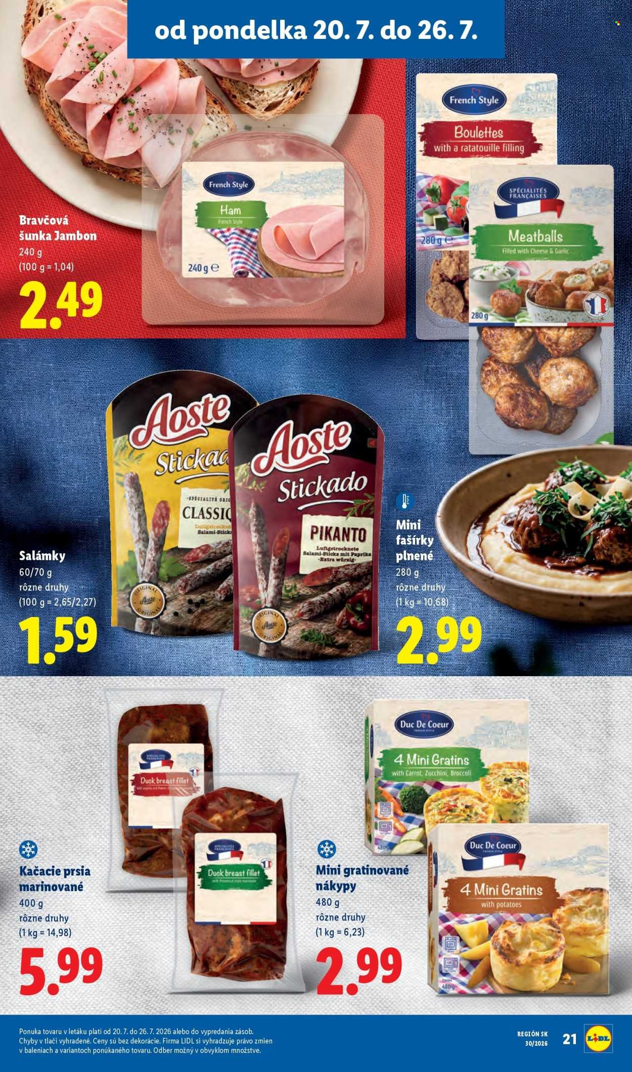 LIDL leták - Od pondelka 20.7.2026