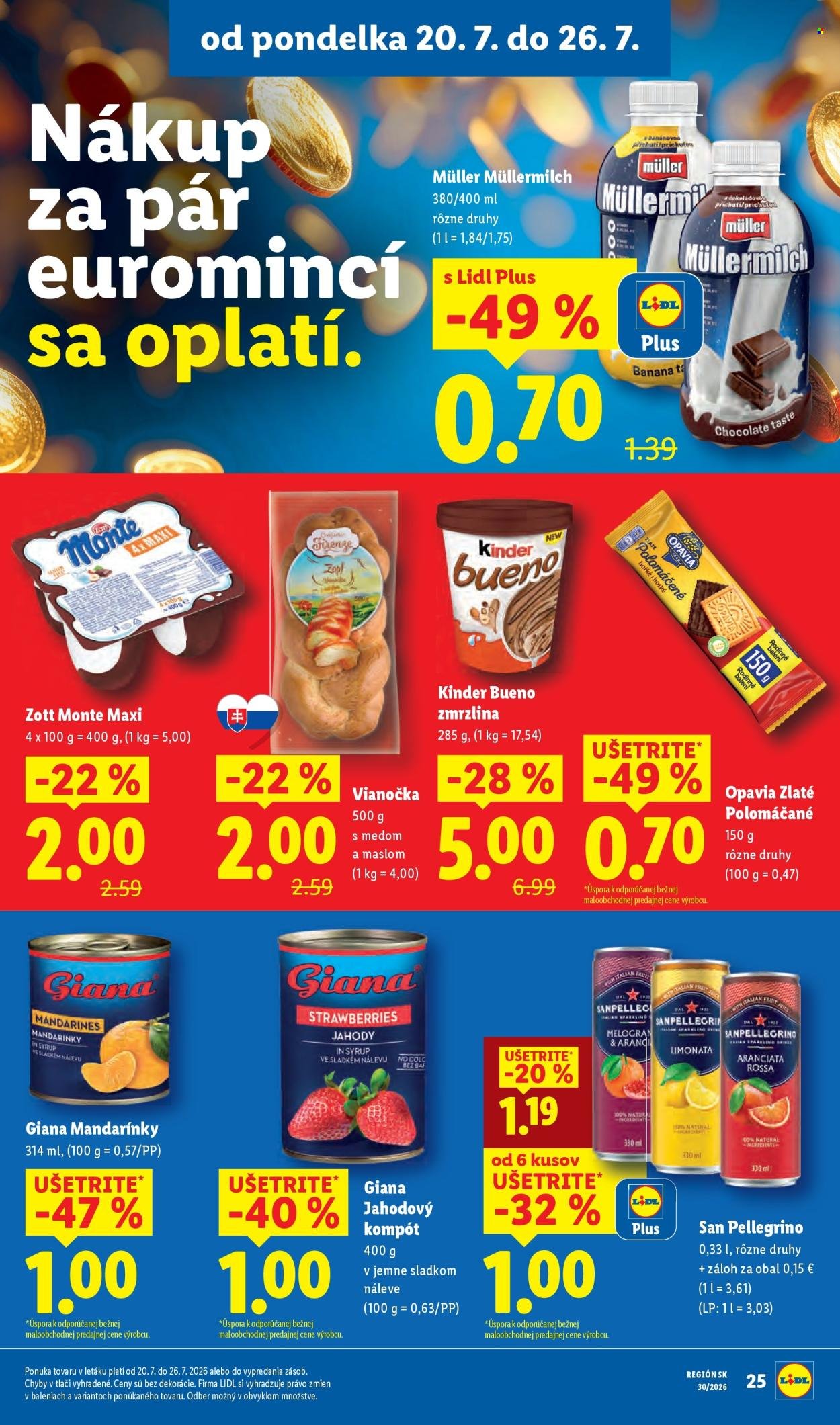 LIDL leták - Od pondelka 20.7.2026