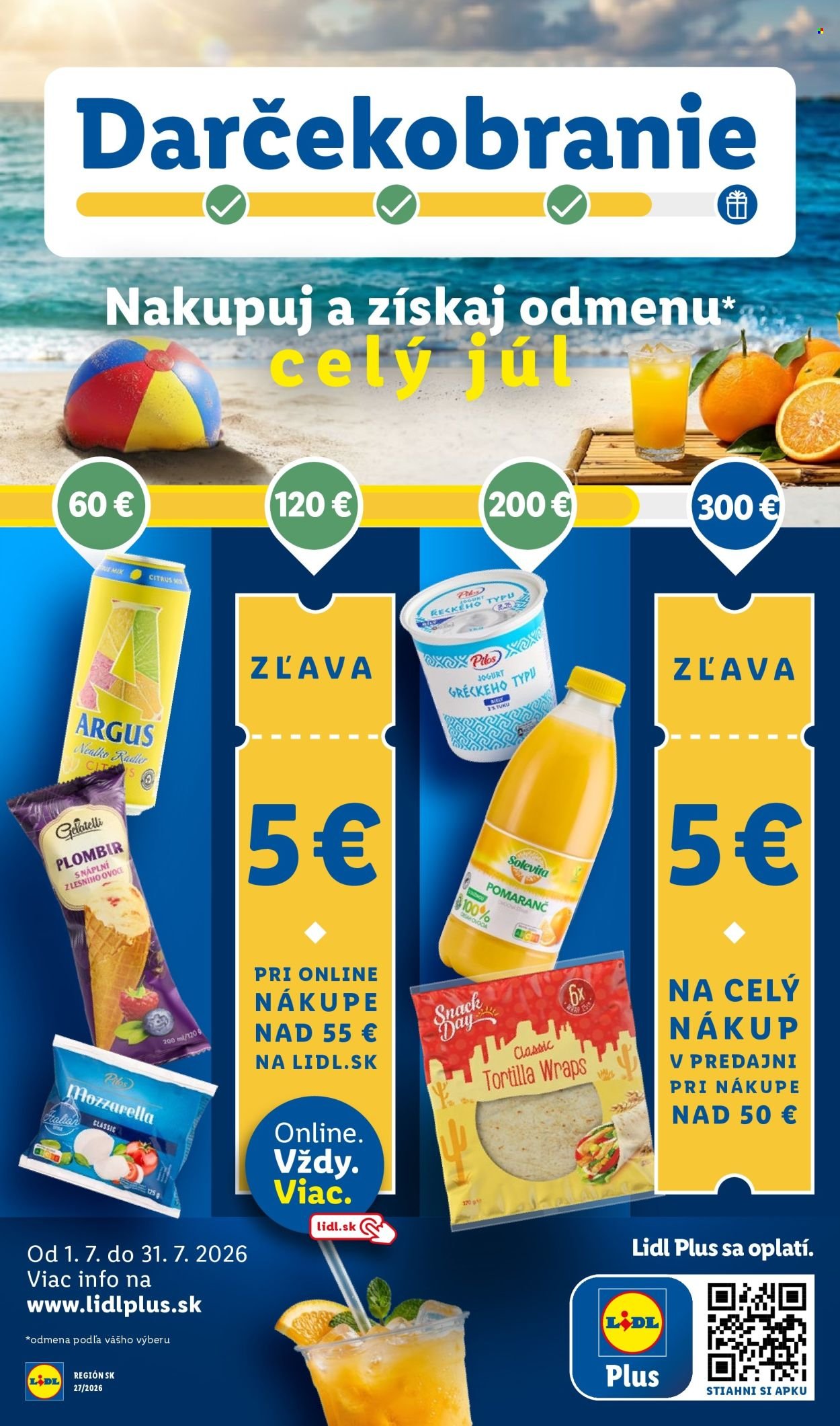 LIDL leták - Od pondelka 20.7.2026