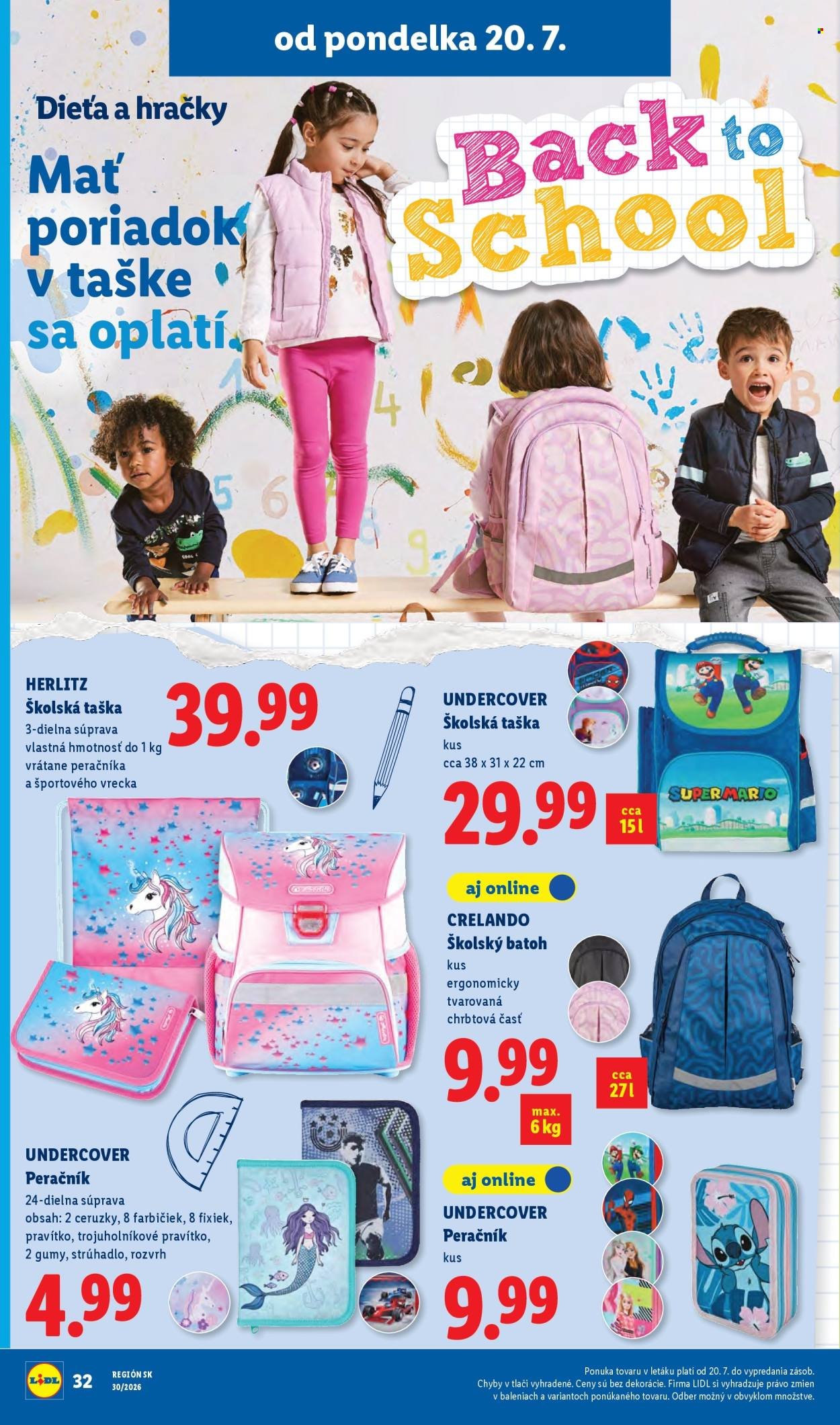 LIDL leták - Od pondelka 20.7.2026