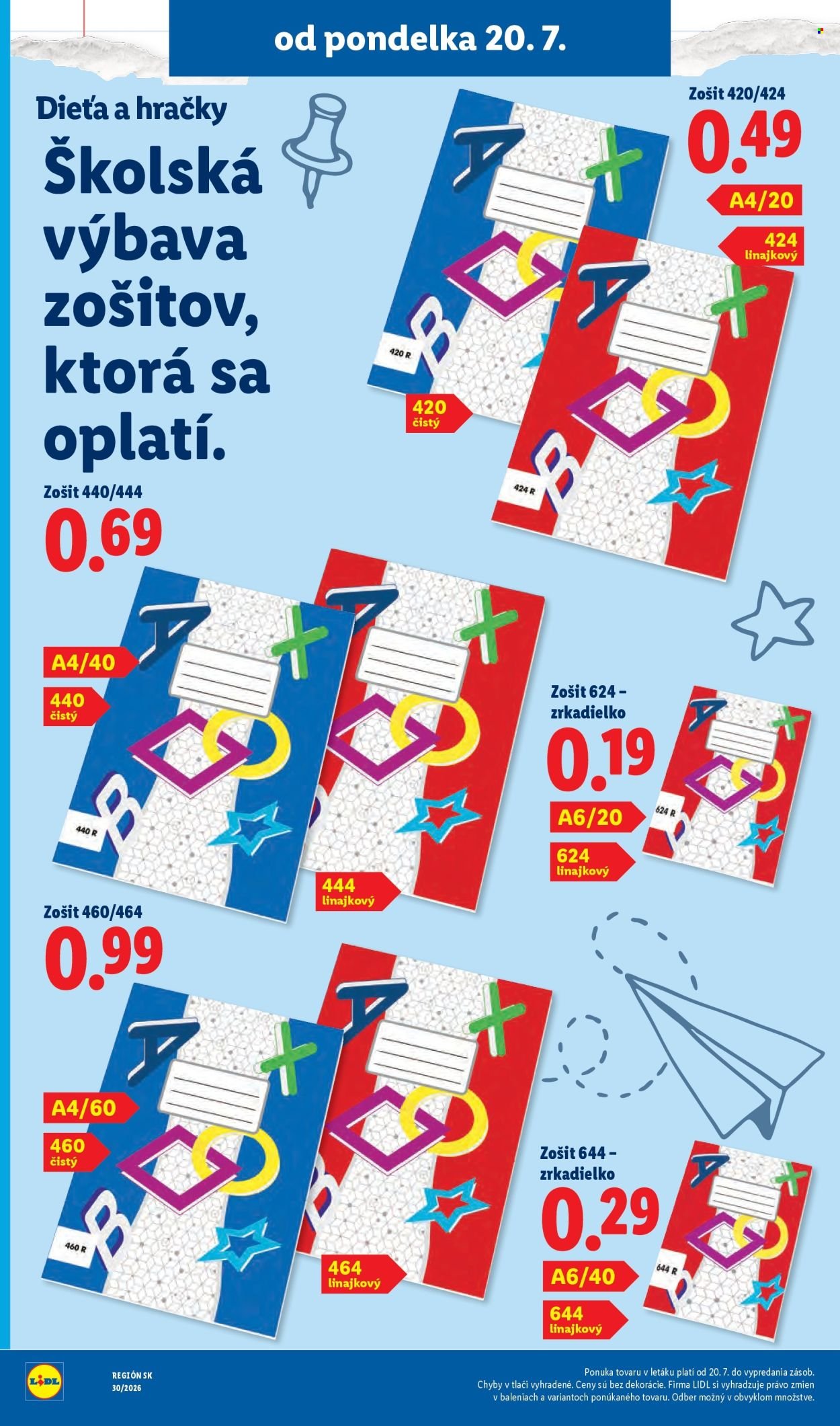LIDL leták - Od pondelka 20.7.2026