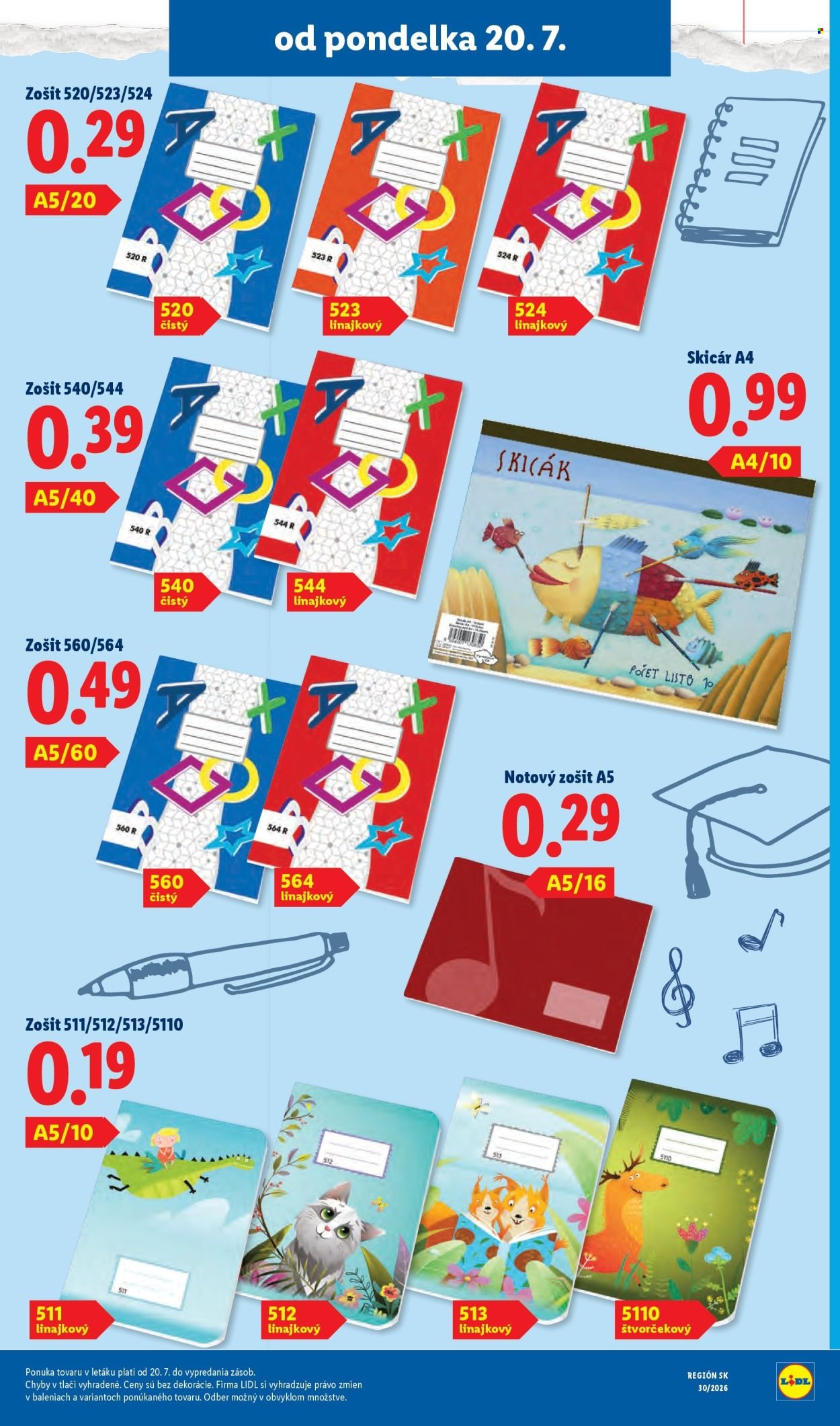 LIDL leták - Od pondelka 20.7.2026