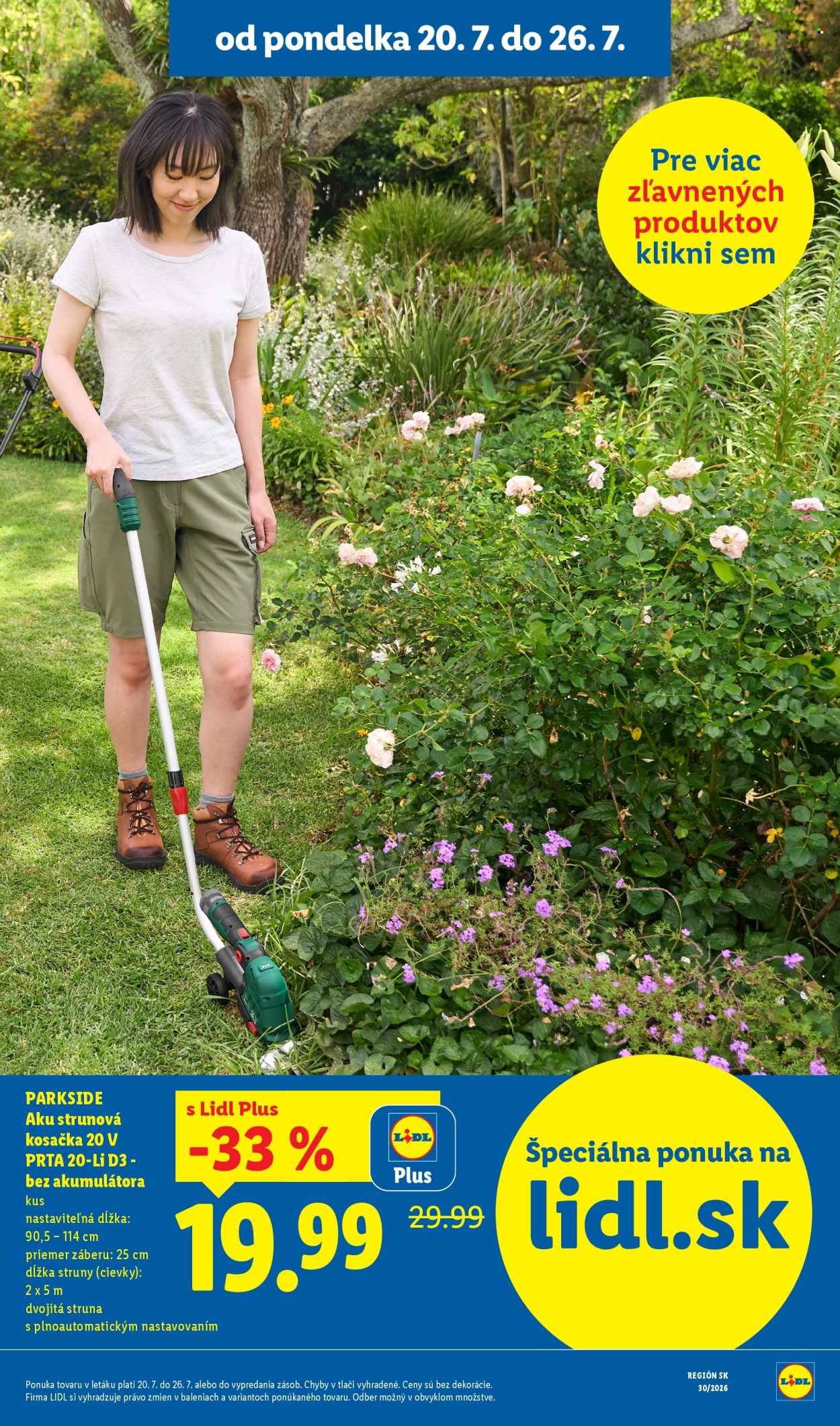 LIDL leták - Od pondelka 20.7.2026