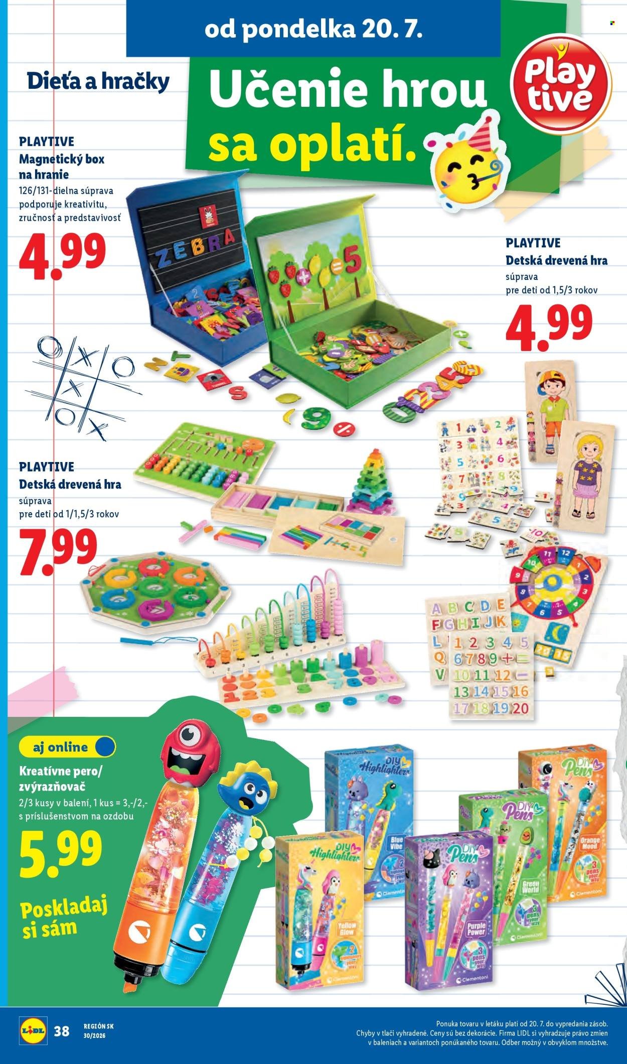 LIDL leták - Od pondelka 20.7.2026