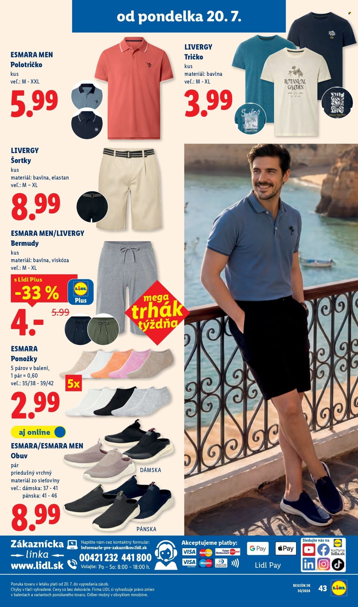 LIDL leták - Od pondelka 20.7.2026